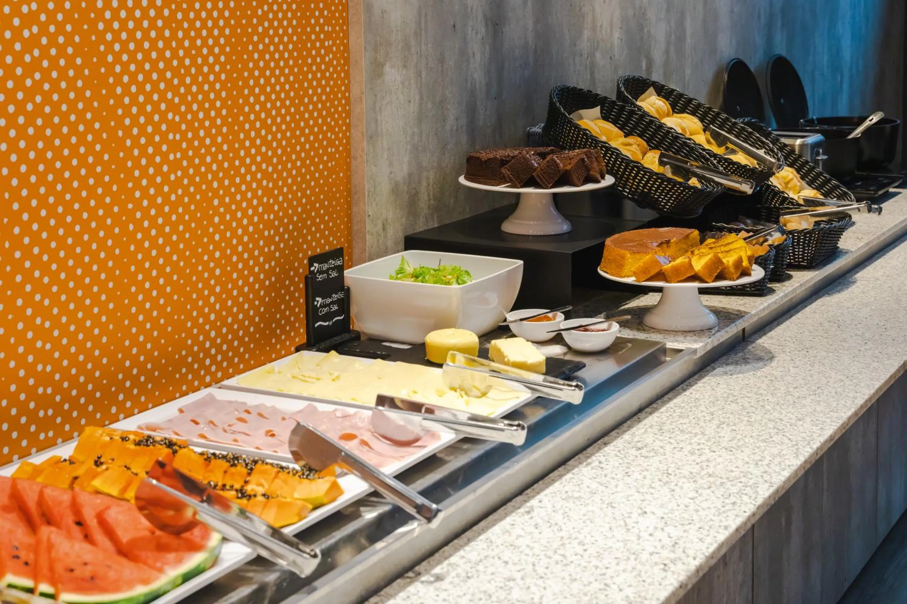 Buffet breakfast in ibis budget Pindamonhangaba