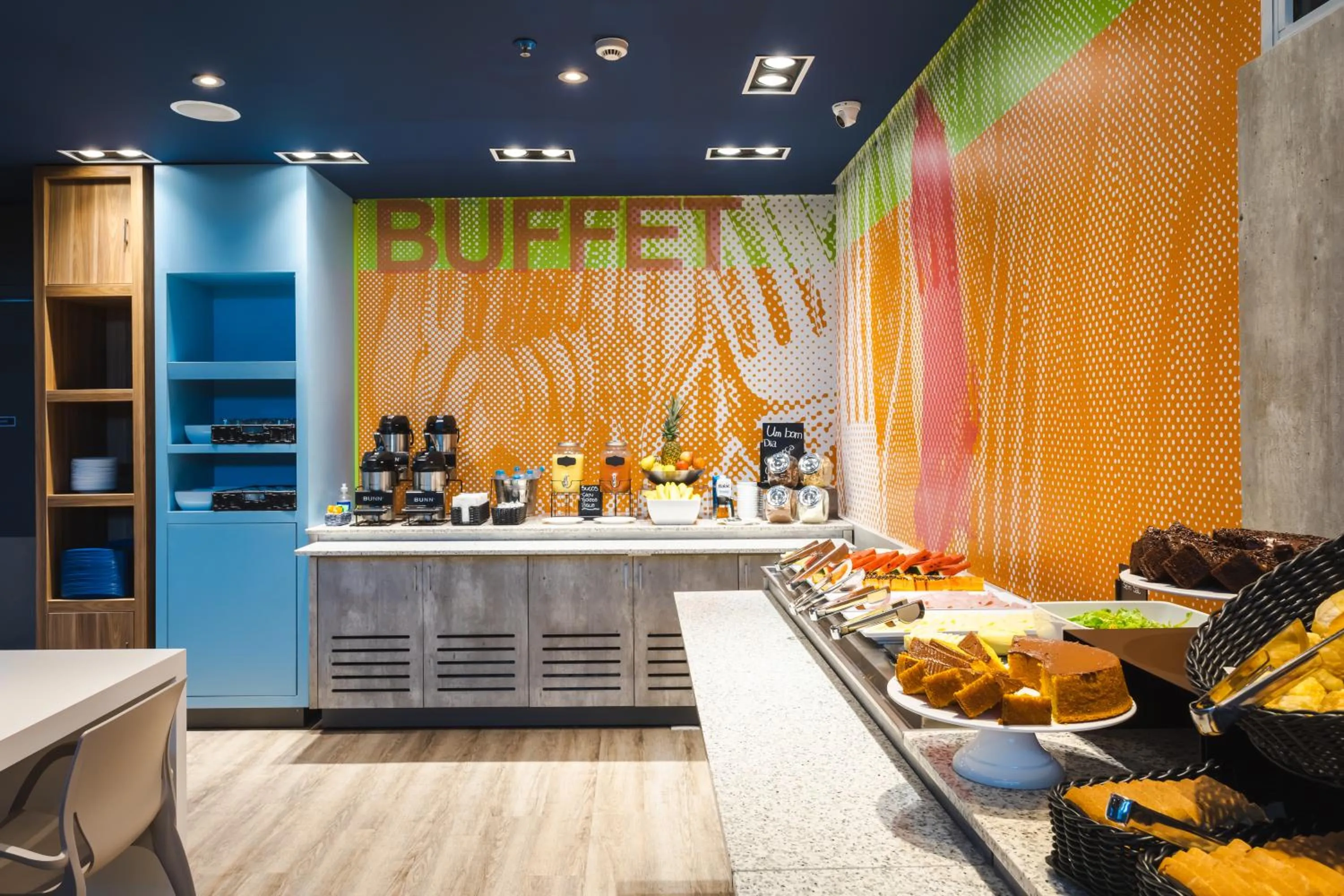 Buffet breakfast in ibis budget Pindamonhangaba