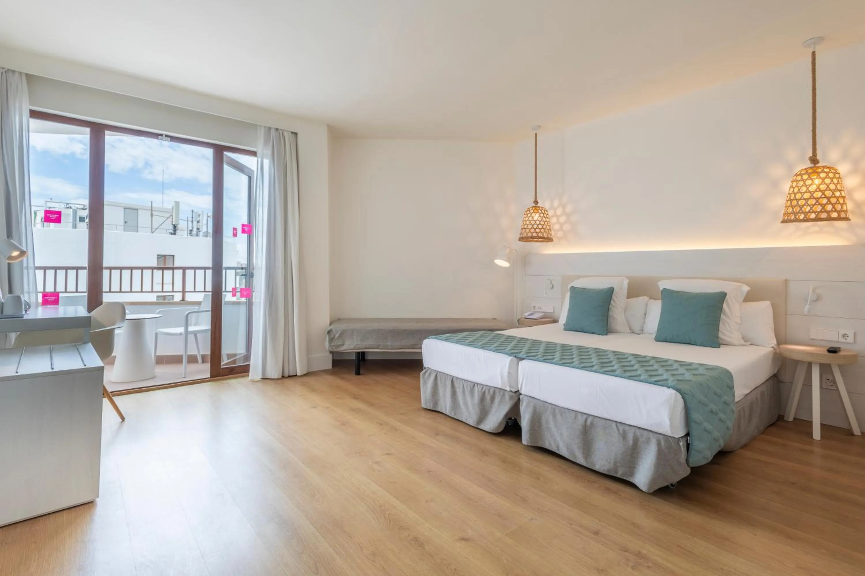 Bathroom, Bed in Leonardo Royal Hotel Ibiza Santa Eulalia