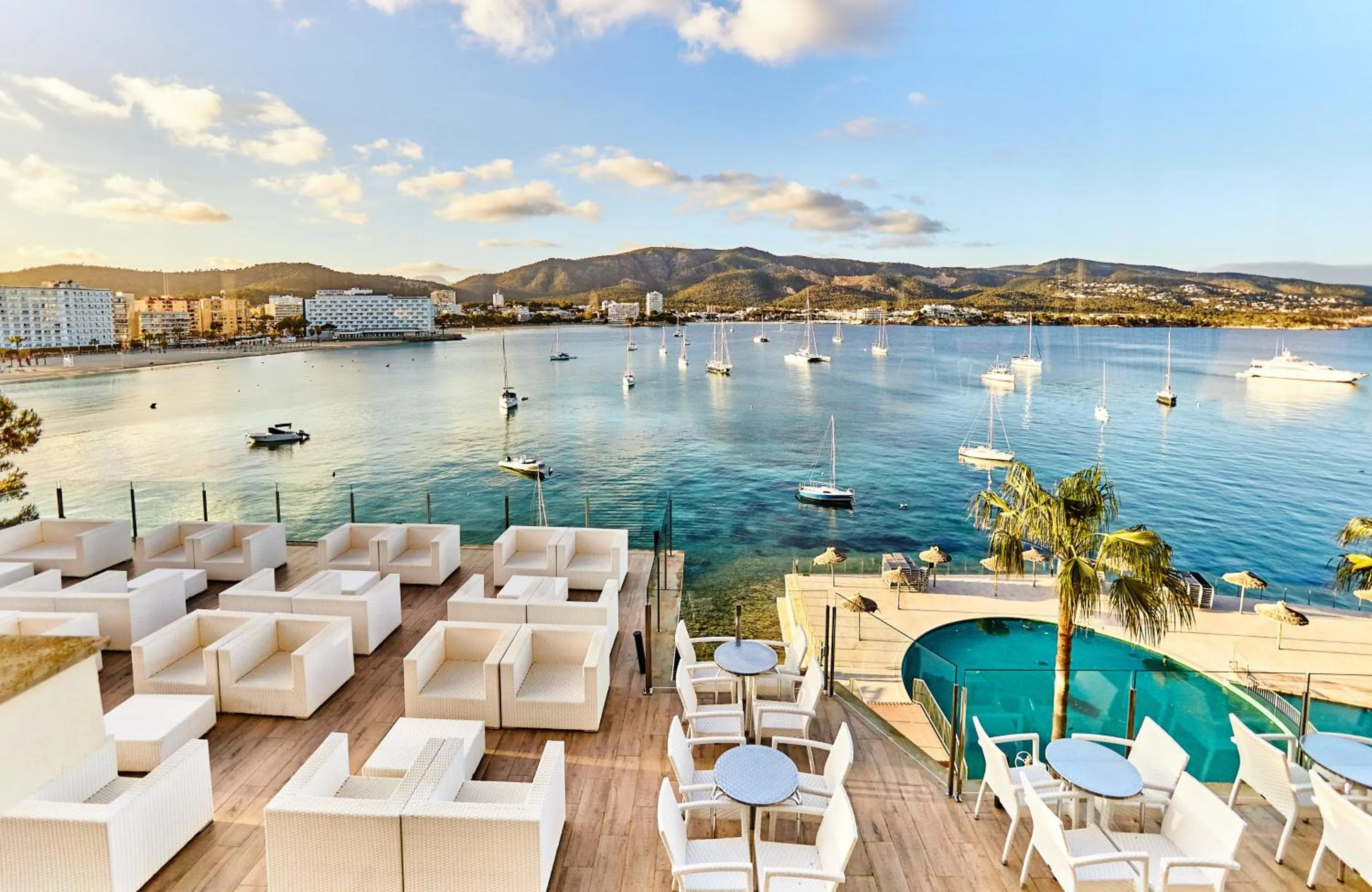 Pool view in Leonardo Royal Hotel Mallorca