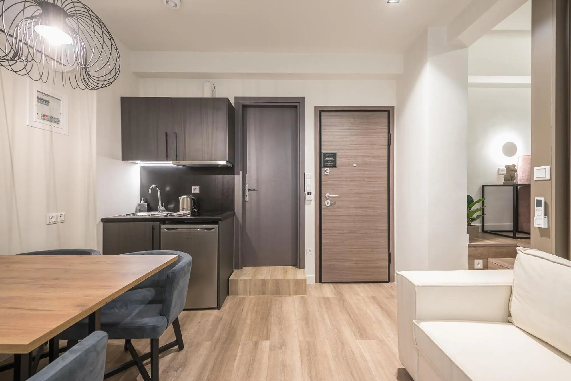 Kitchen or kitchenette in Aeiphoria Suites & Rooms - Athens