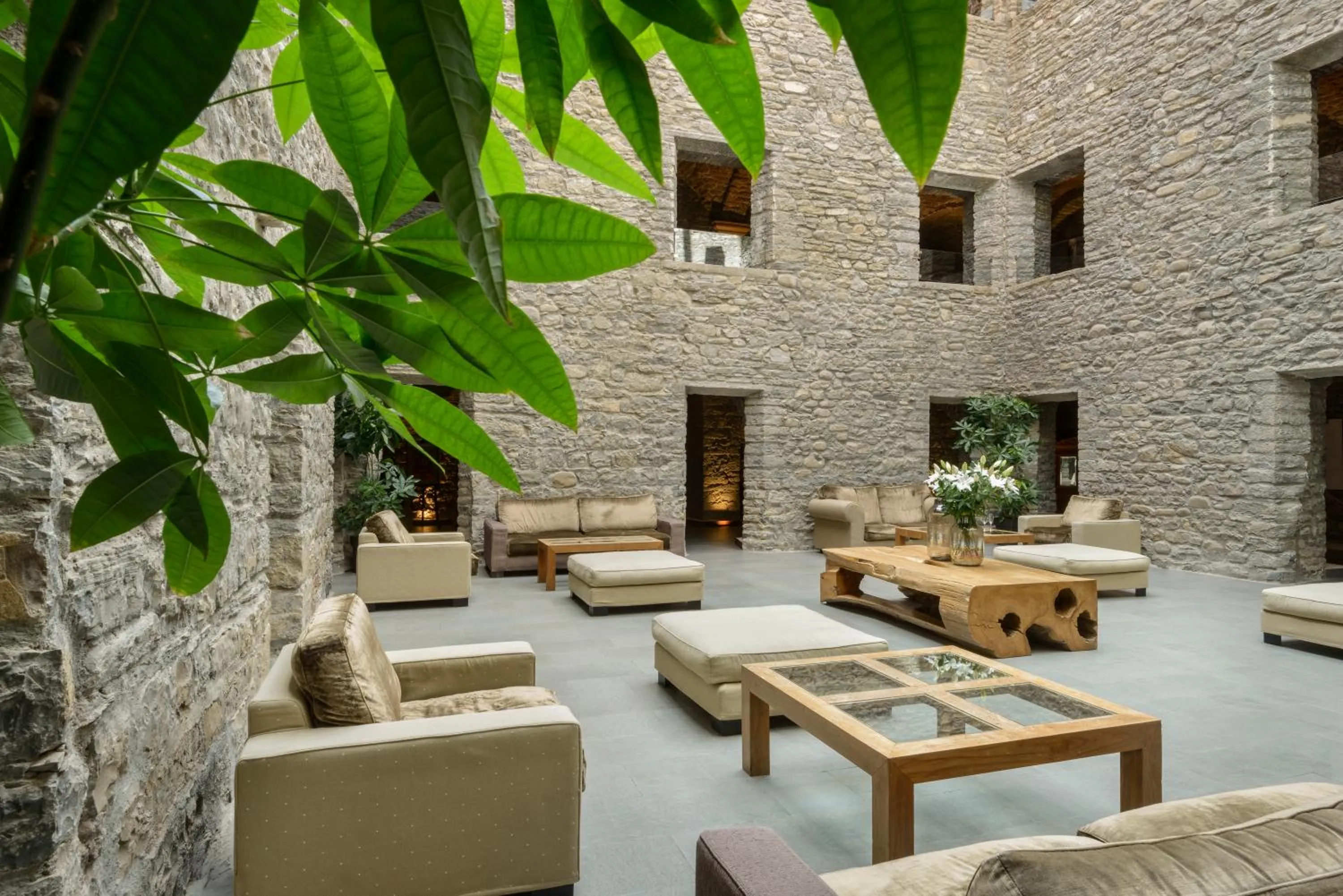 Property building in Hotel & Spa Monasterio de Boltaña