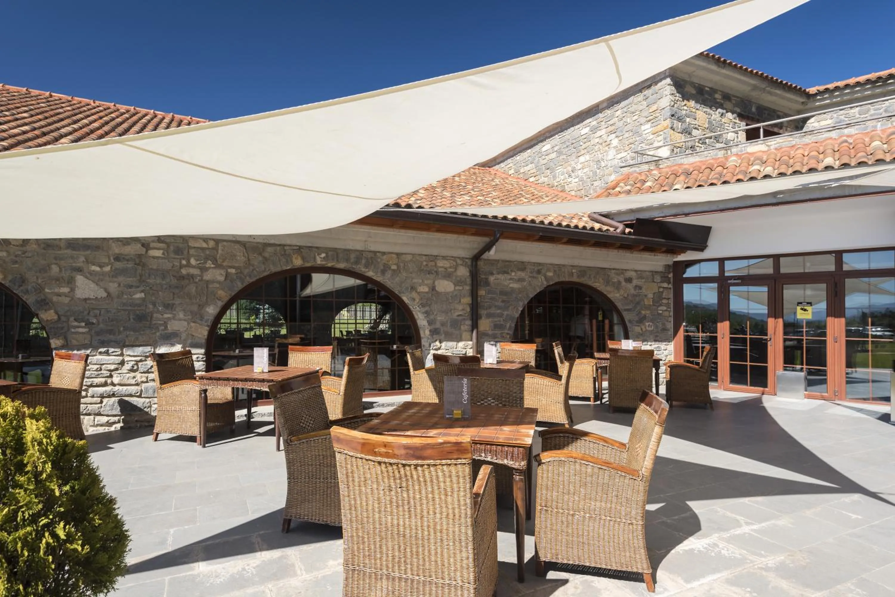 Balcony/Terrace in Hotel & Spa Monasterio de Boltaña