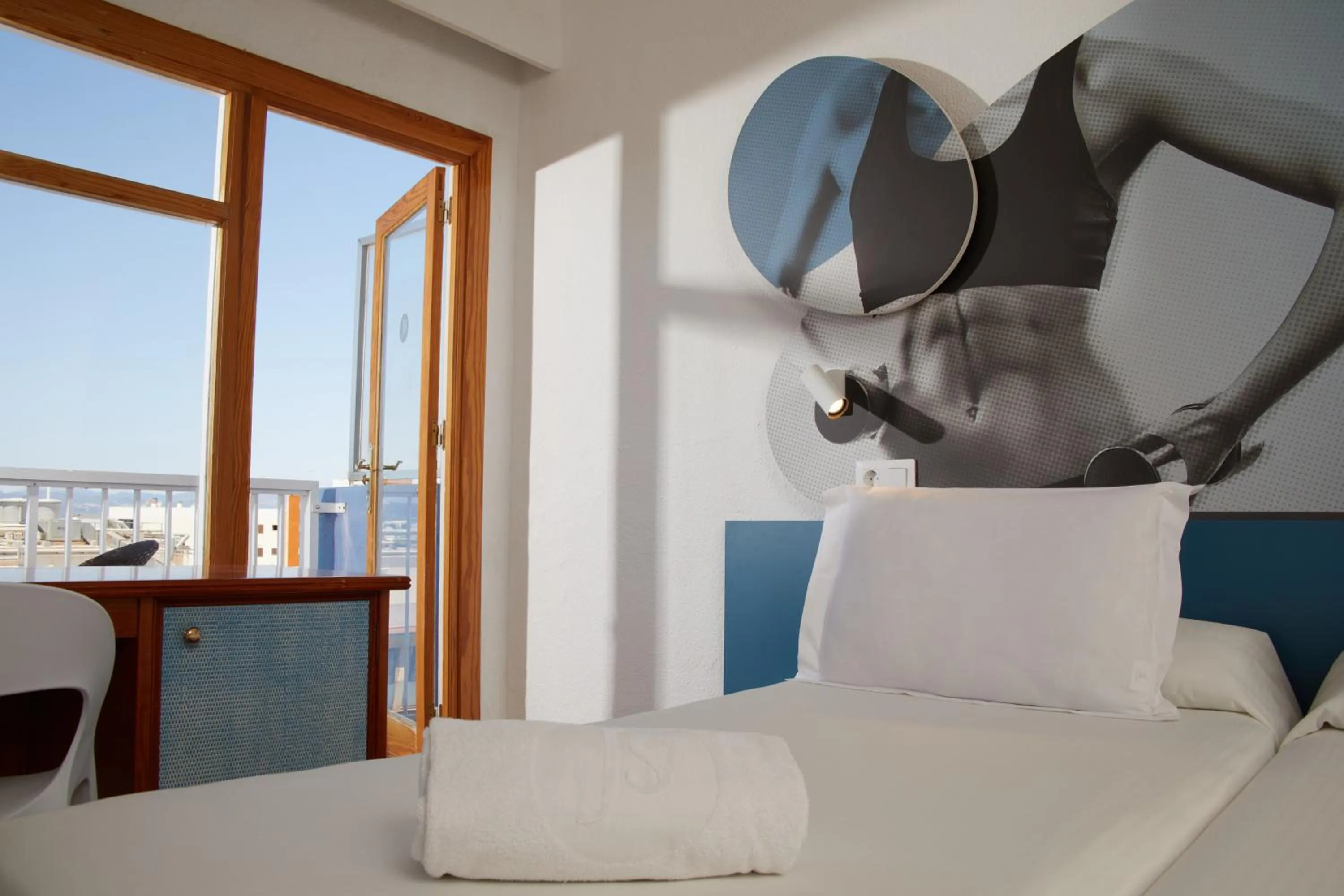 View (from property/room), Bed in JS Paradise Sport - Adults Only