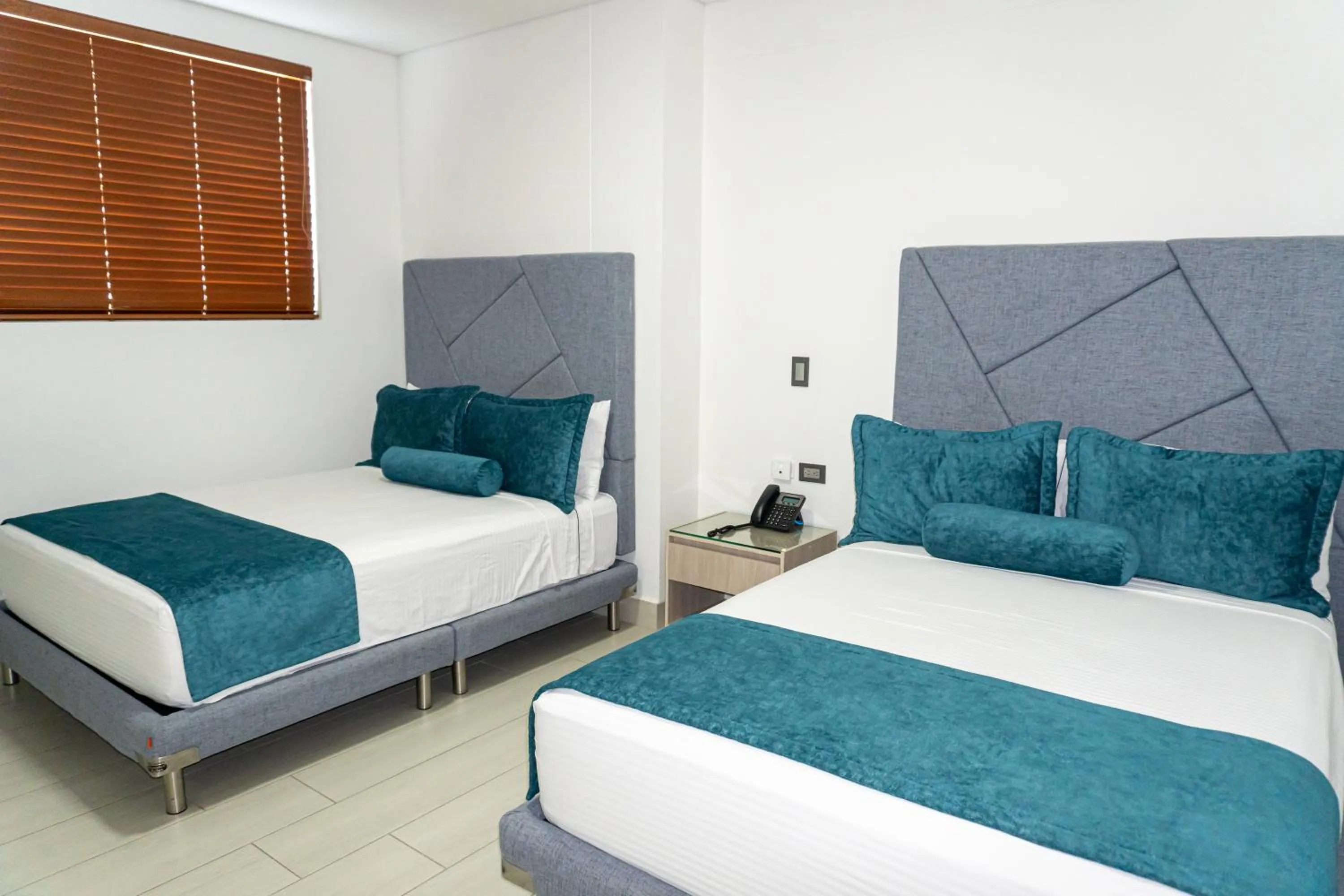 Bed in Hotel Marco Polo Rodadero