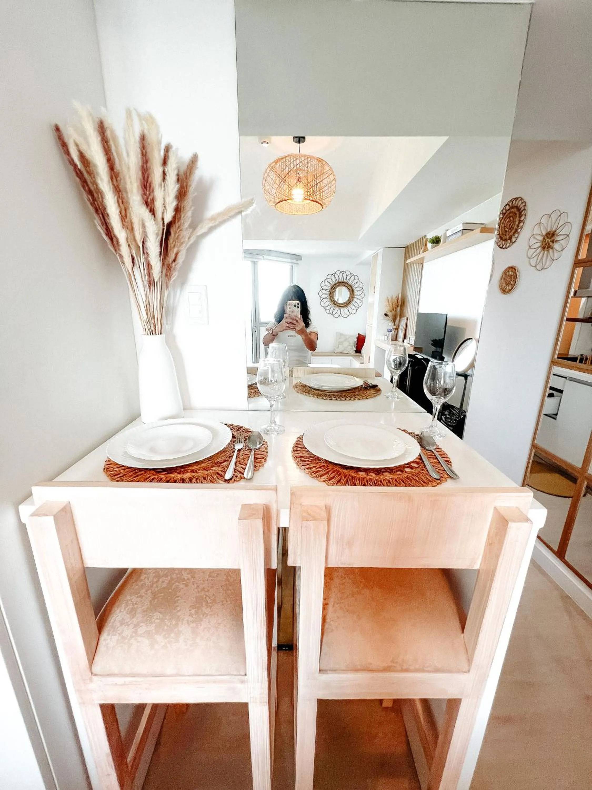 Dining area in Serenity Sanctuary at Azure North Residences