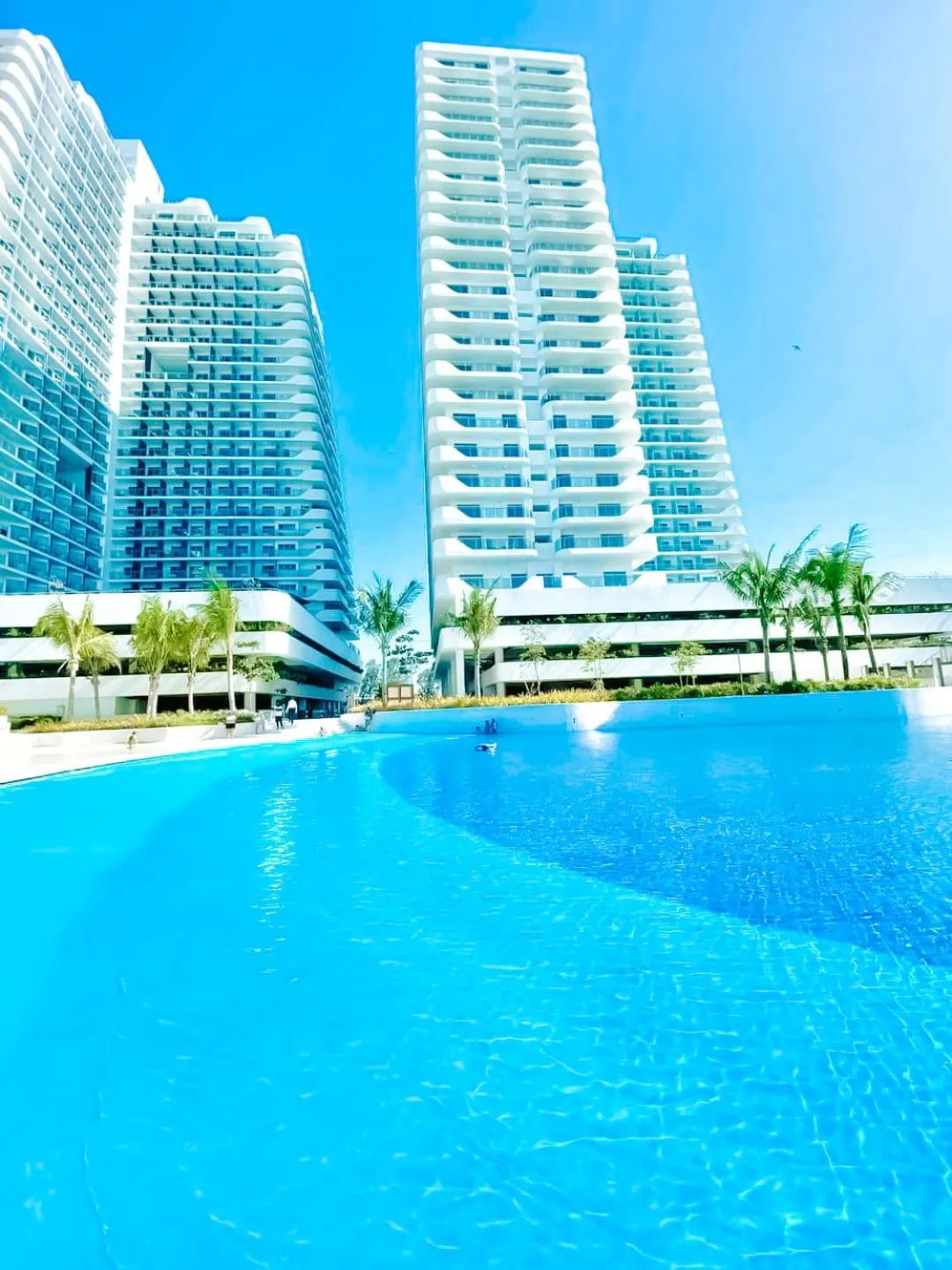 Swimming pool in Serenity Sanctuary at Azure North Residences
