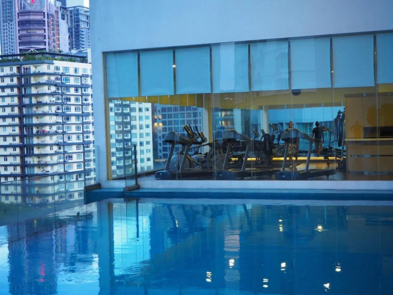 Pool view in RS Suites In Bukit Bintang