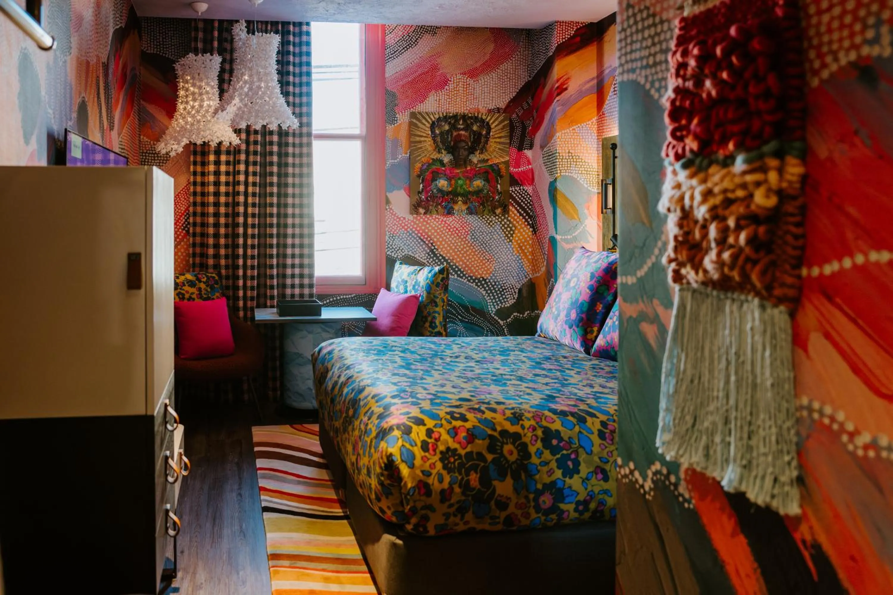 Bed in The Motley Hotel Richmond, Tapestry Collection by Hilton