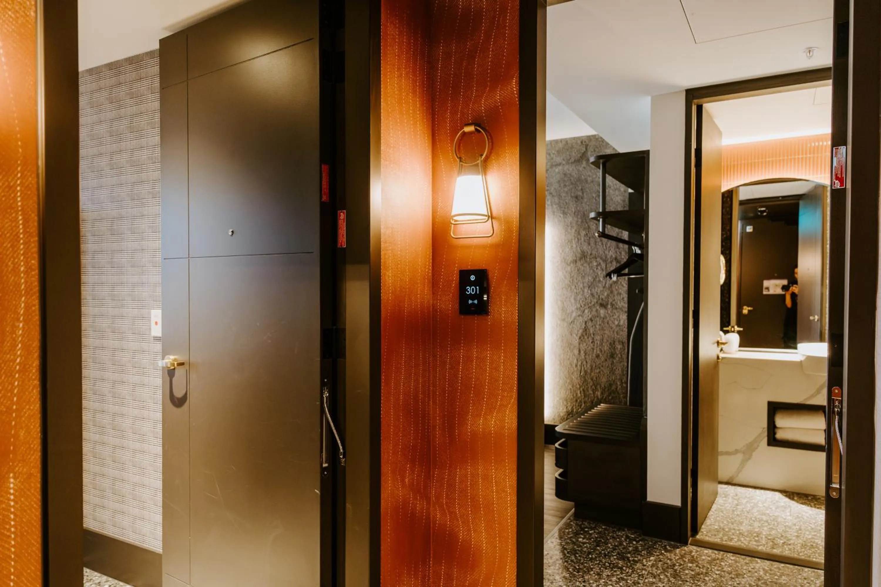 Shower in The Motley Hotel Richmond, Tapestry Collection by Hilton