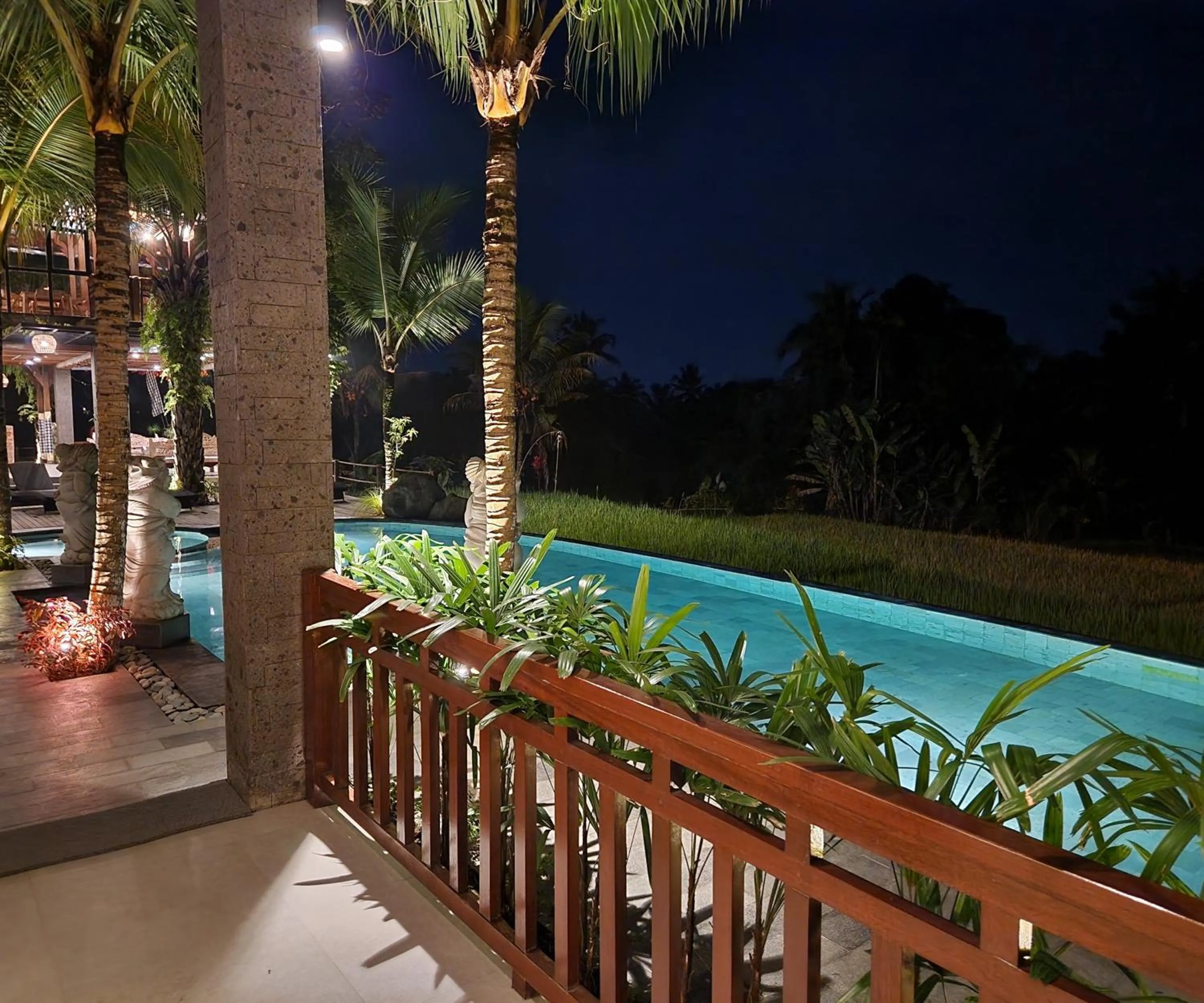 Balcony/Terrace in Pinggala Villa Ubud