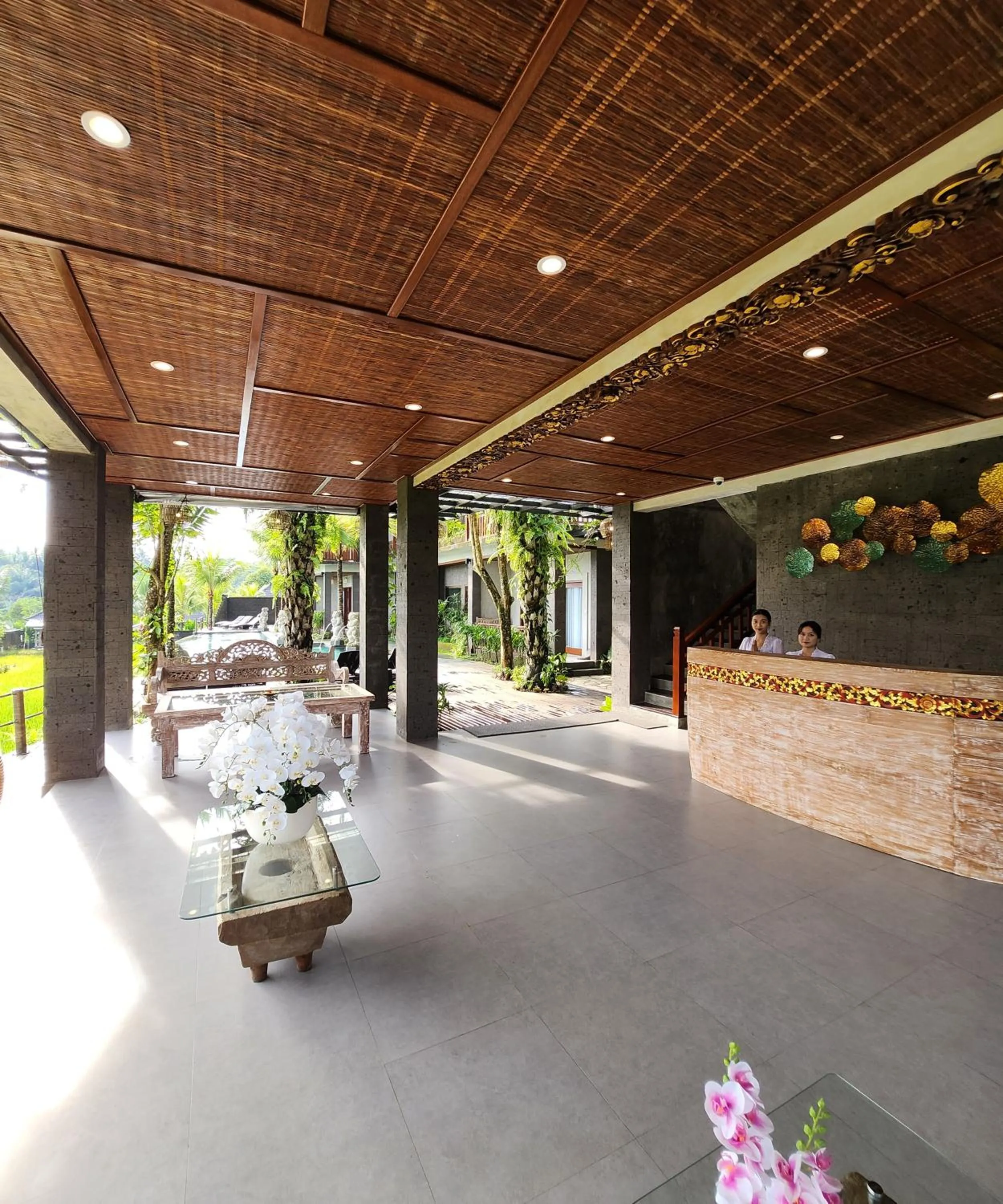 Lobby or reception in Pinggala Villa Ubud