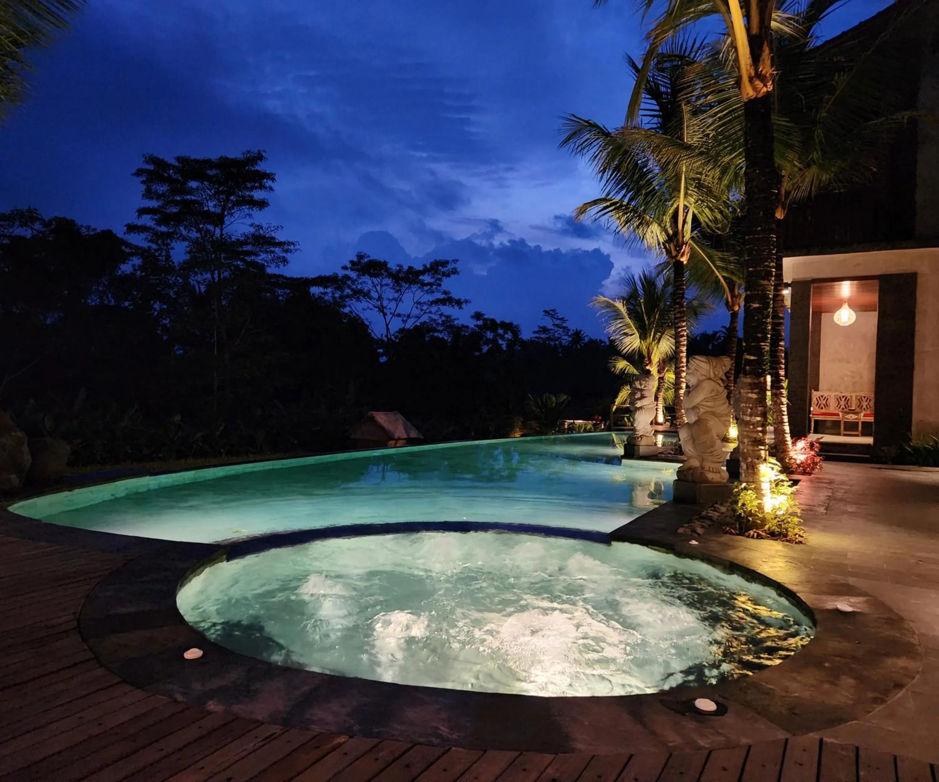 Swimming pool in Pinggala Villa Ubud