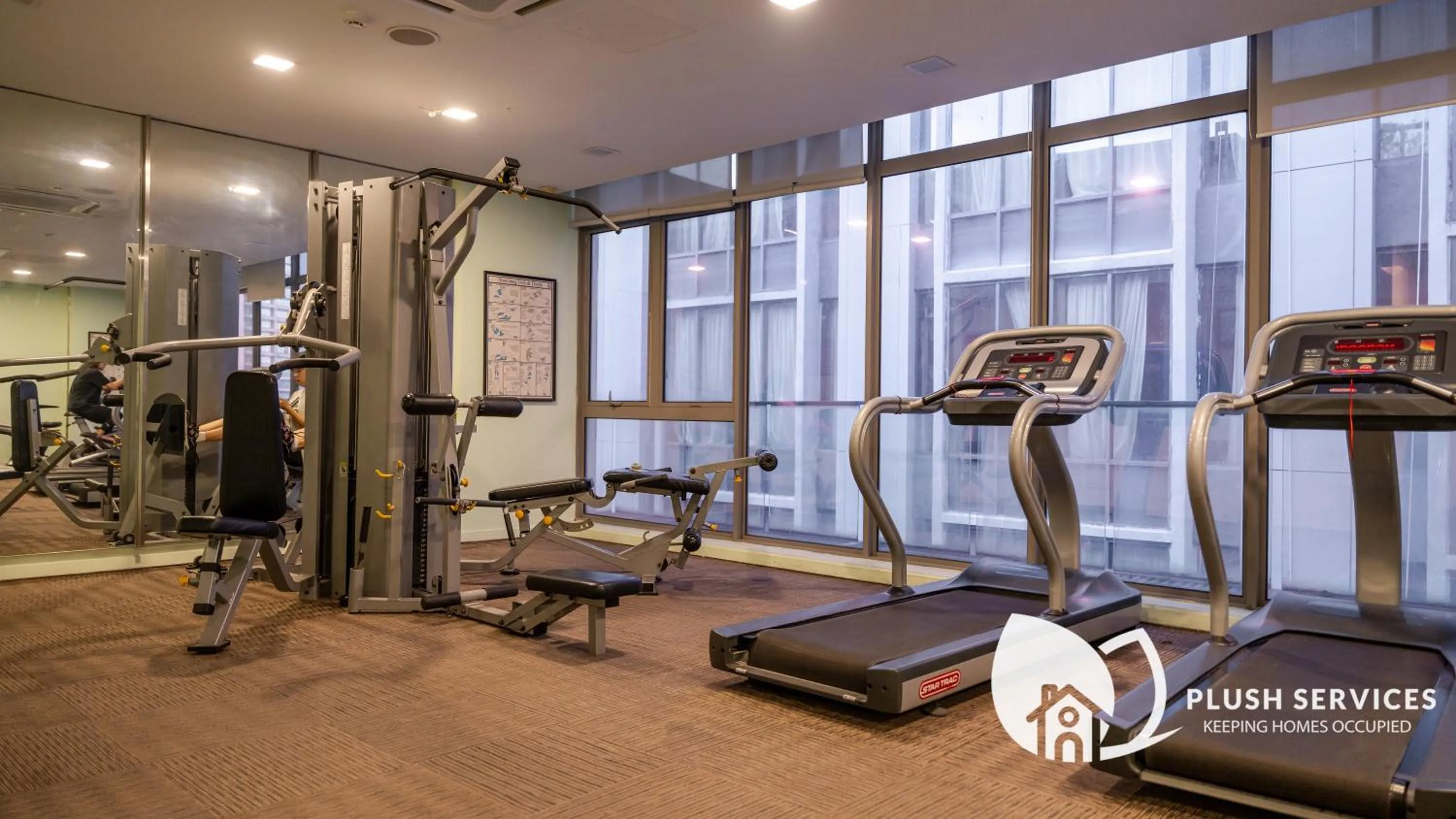 Fitness centre/facilities in Fairlane Residences by Plush