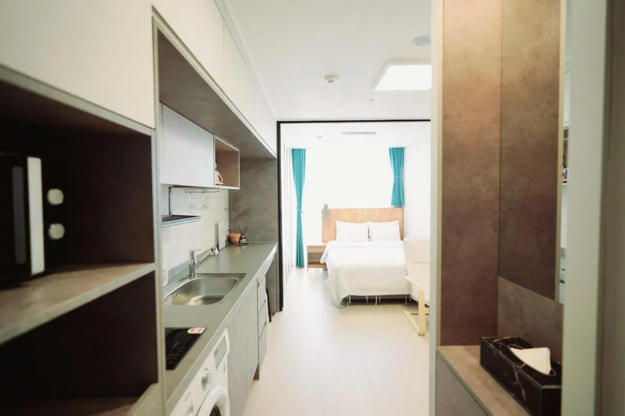 Bed in Wellstay hotel Incheon