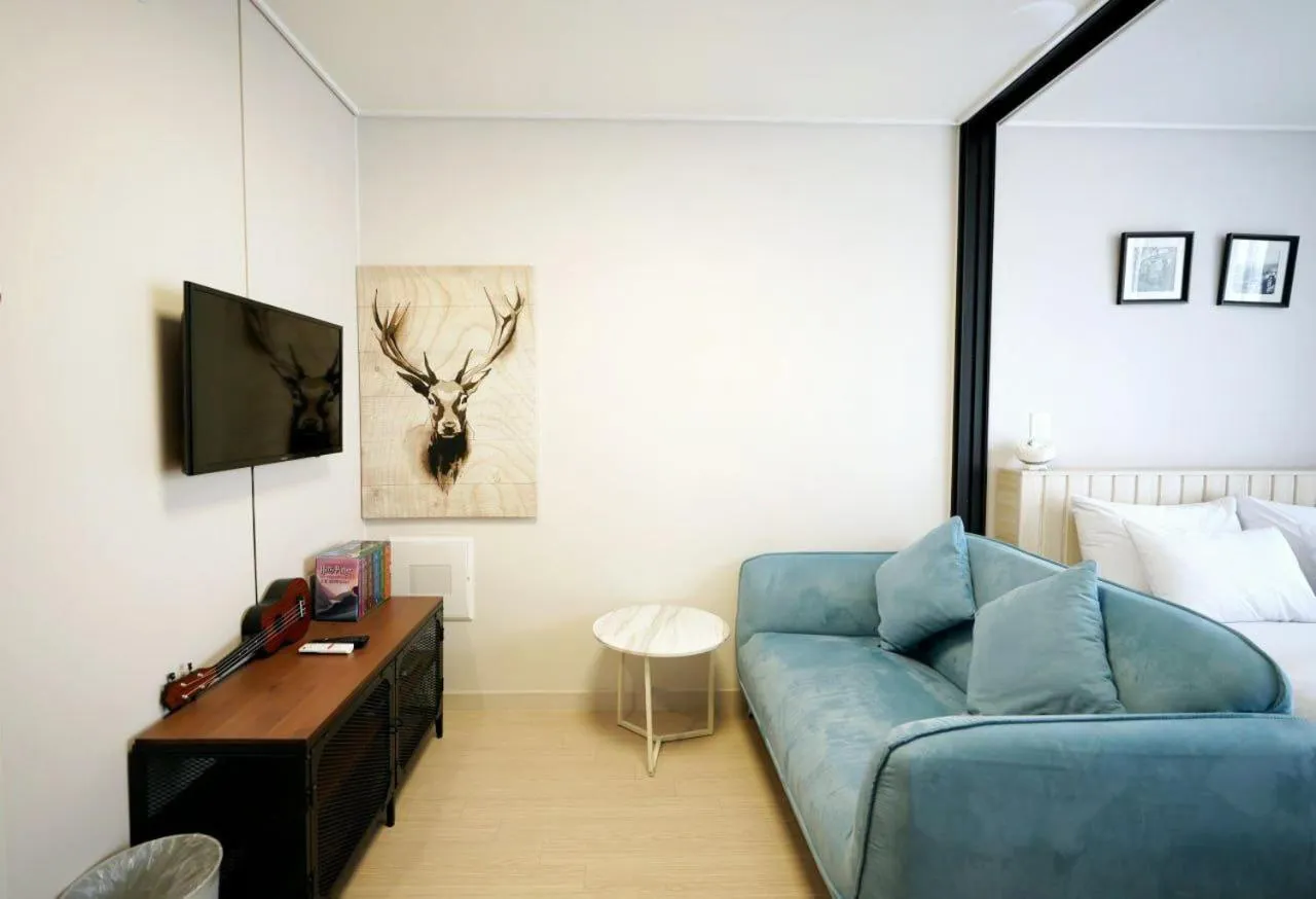 Bed in Wellstay hotel Incheon