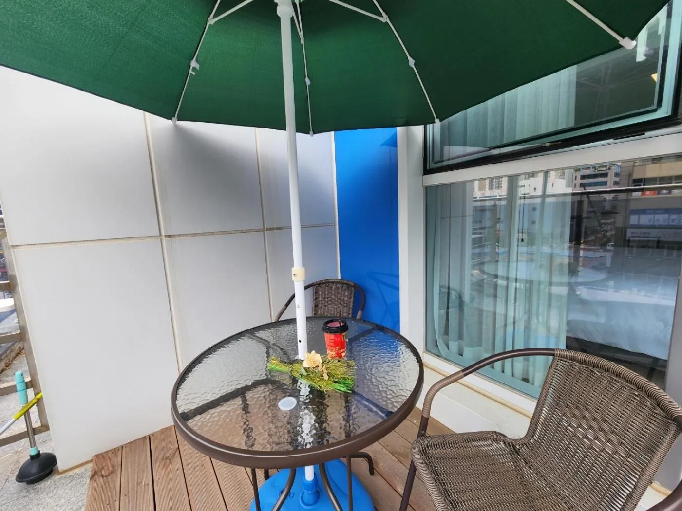 Balcony/Terrace in Wellstay hotel Incheon