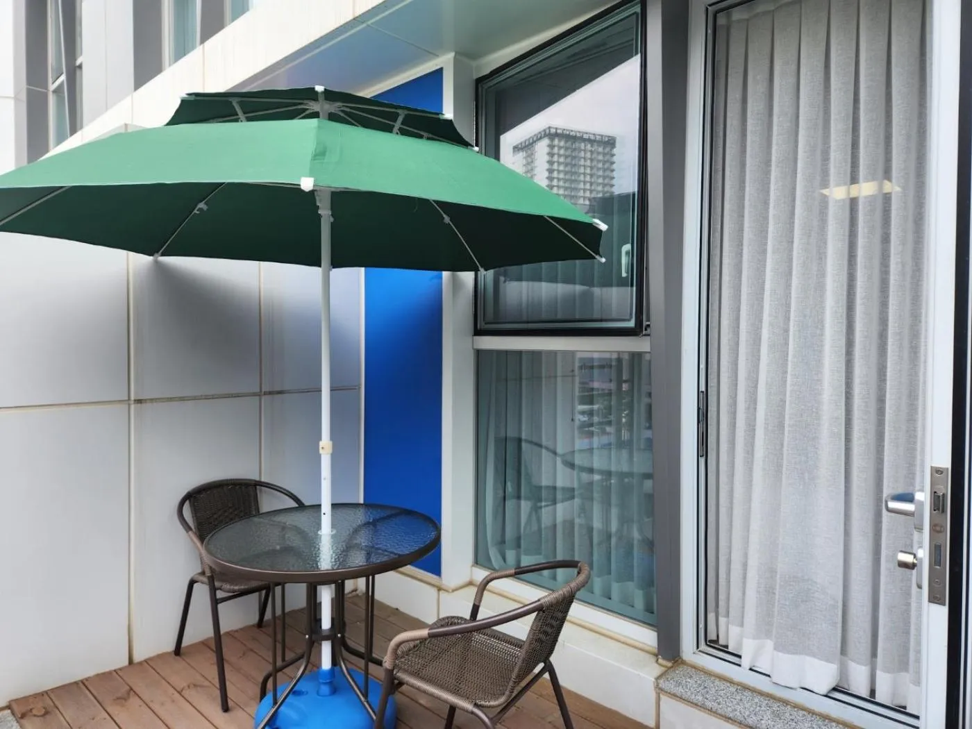 Balcony/Terrace in Wellstay hotel Incheon
