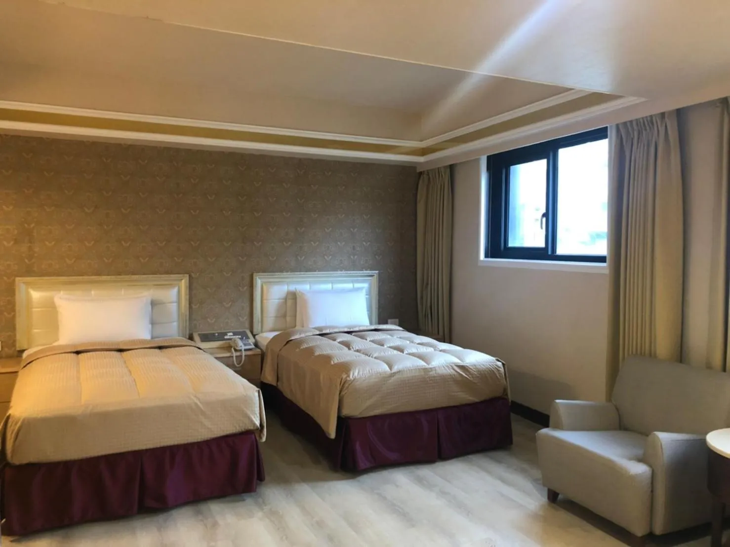 Photo of the whole room, Bed in Unite Hotel