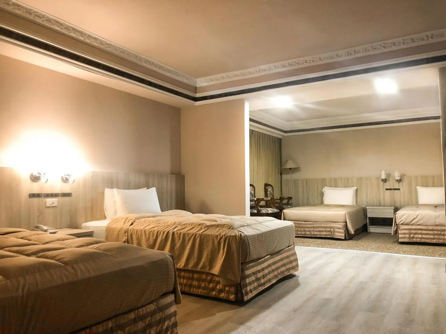 Photo of the whole room, Bed in Unite Hotel