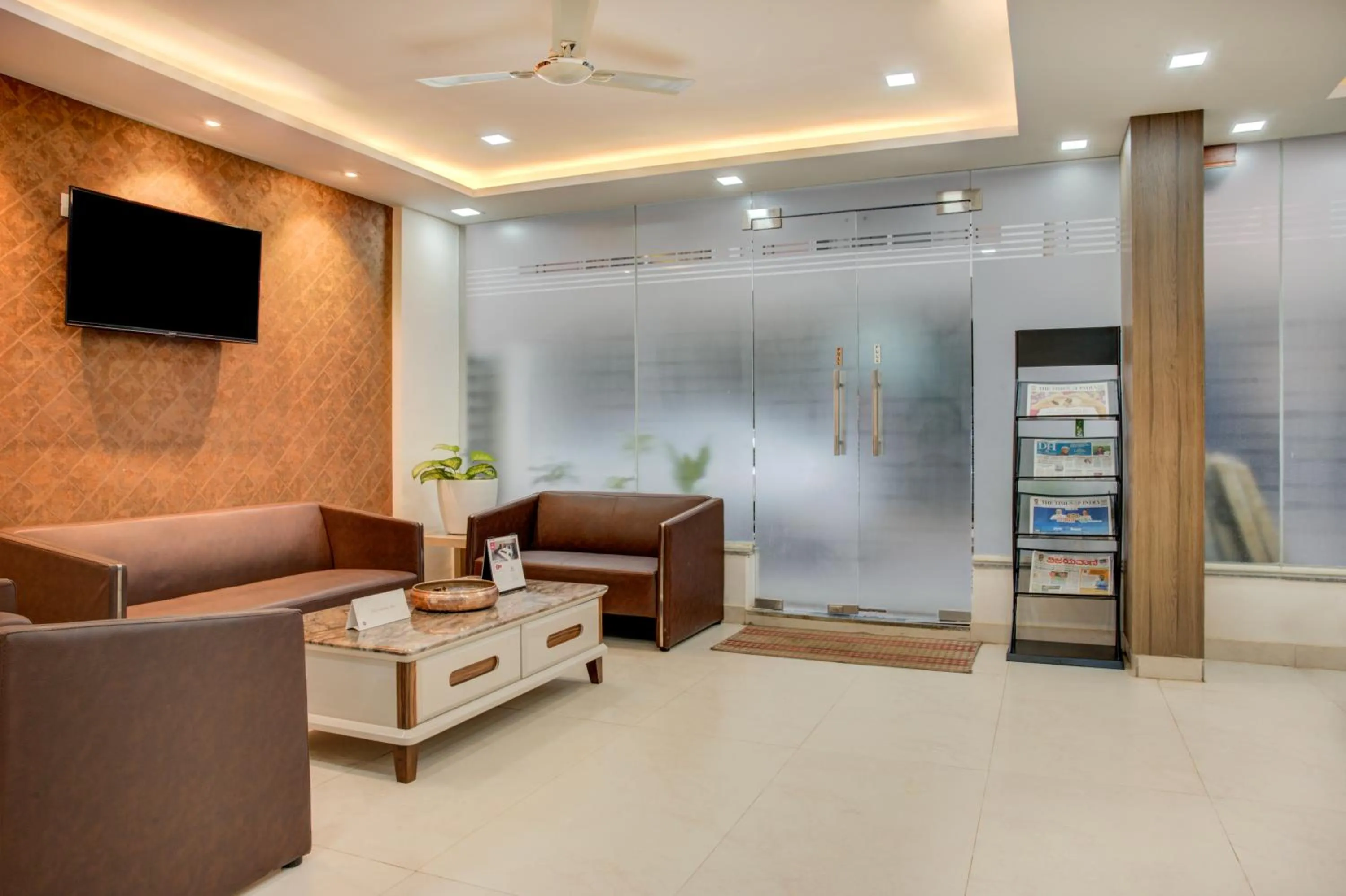 Seating area in Hotel Sterling Inn Bangalore International Airport