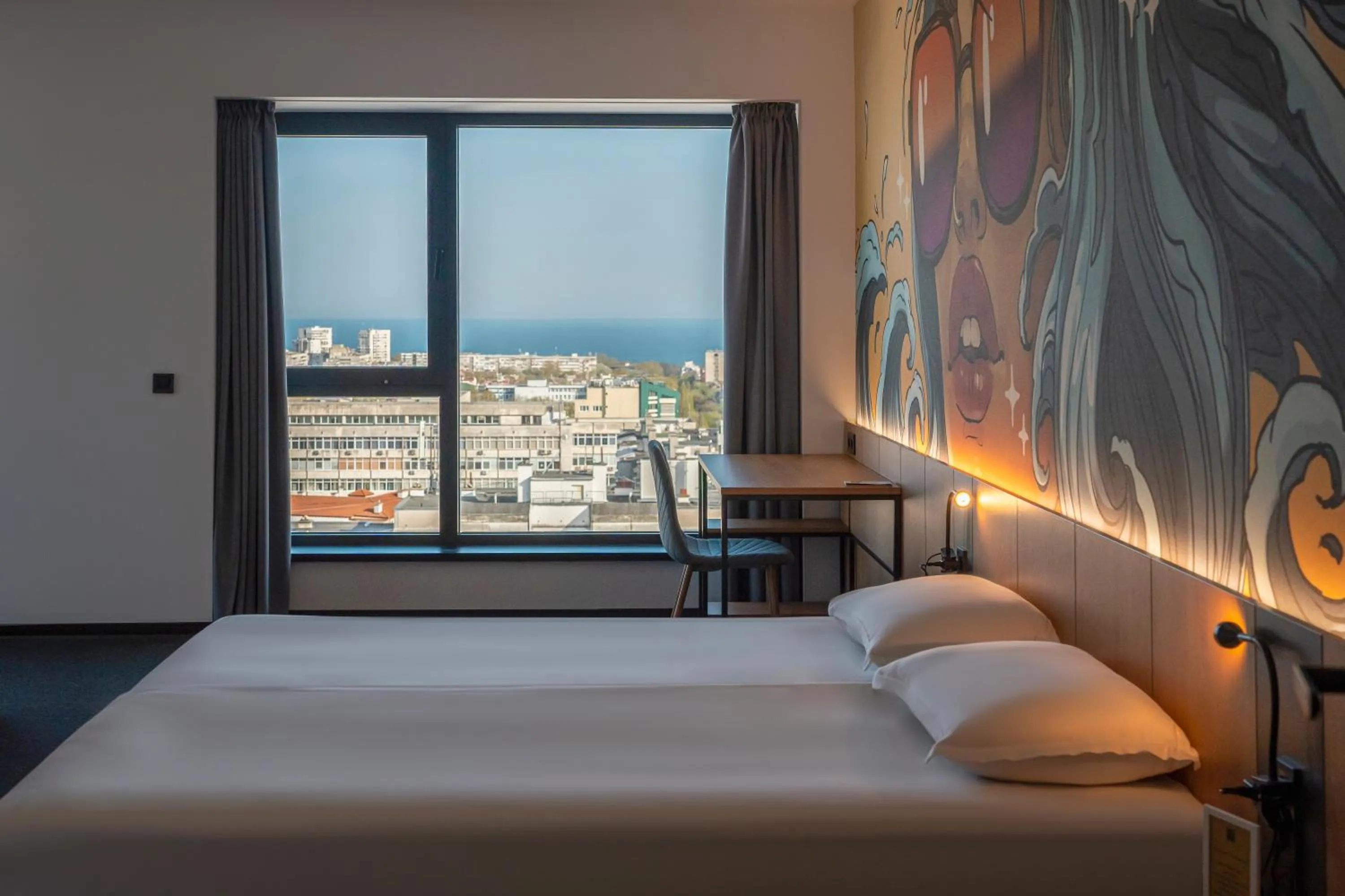 Bedroom, Bed in Hotel Campus 90 - Free Parking