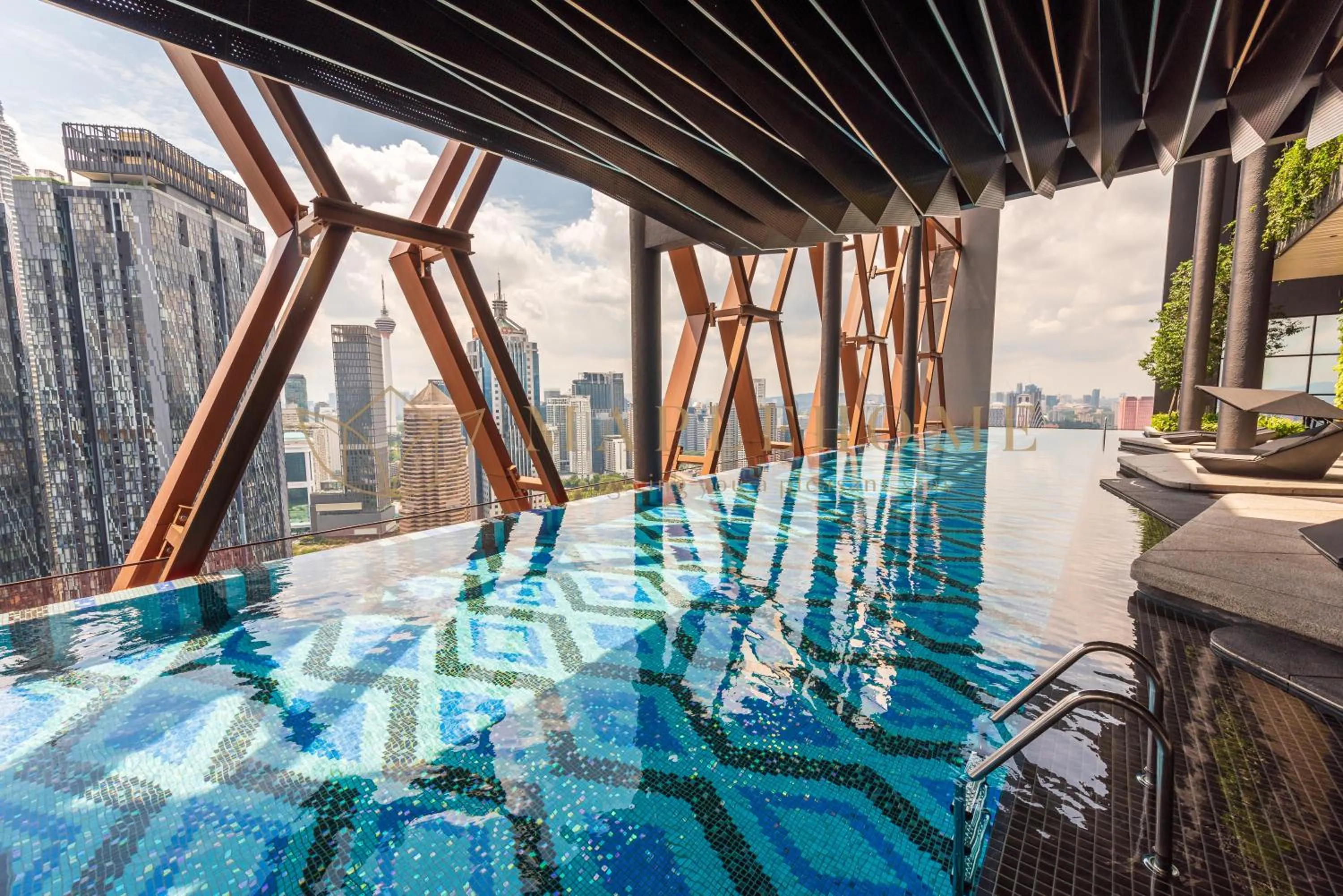 Swimming pool in Scarletz Premier Suites Kuala Lumpur