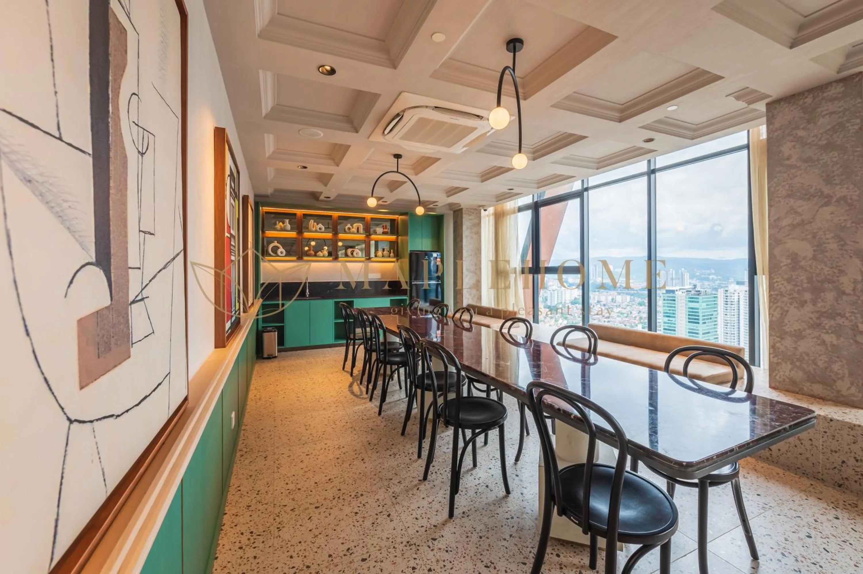 Seating area in Scarletz Premier Suites Kuala Lumpur