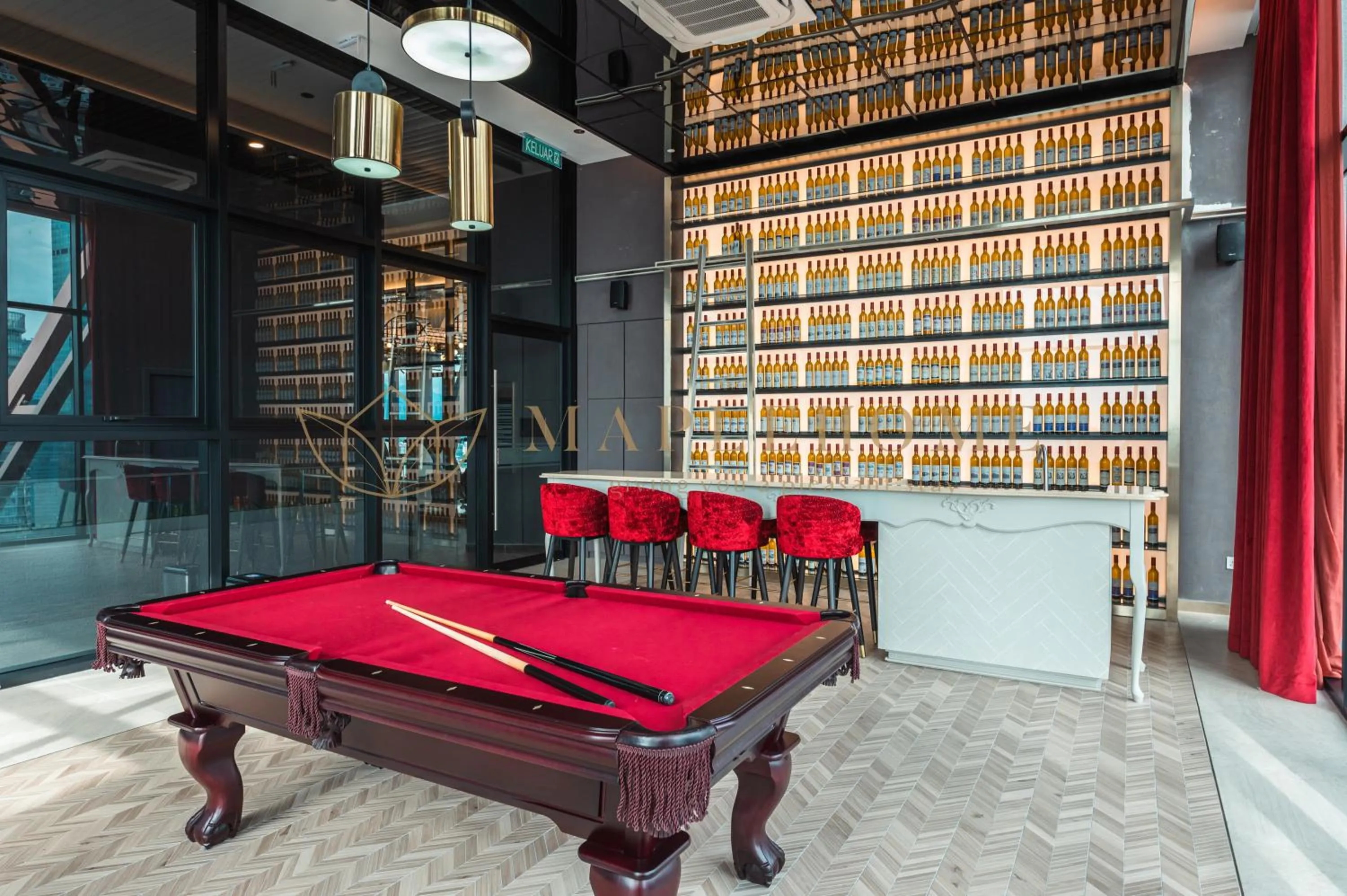 Billiard in Scarletz Premier Suites Kuala Lumpur