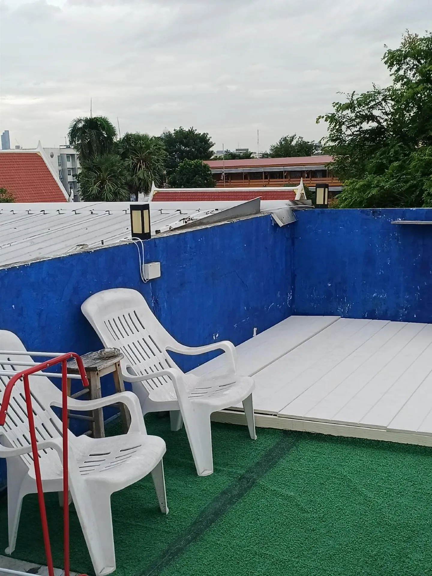 Balcony/Terrace in amazing khaosan hostel