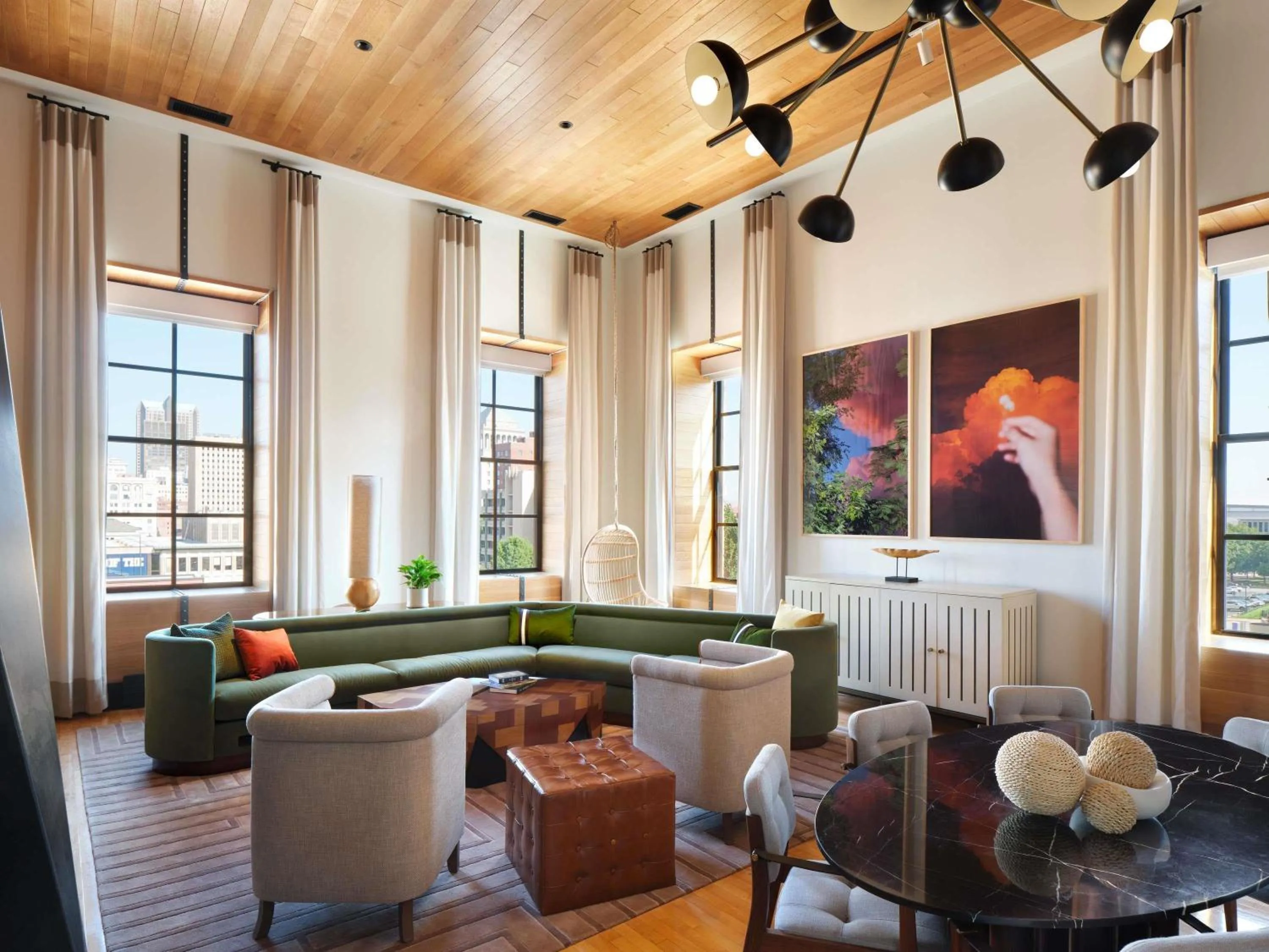 Bedroom in 21c Museum Hotel St Louis