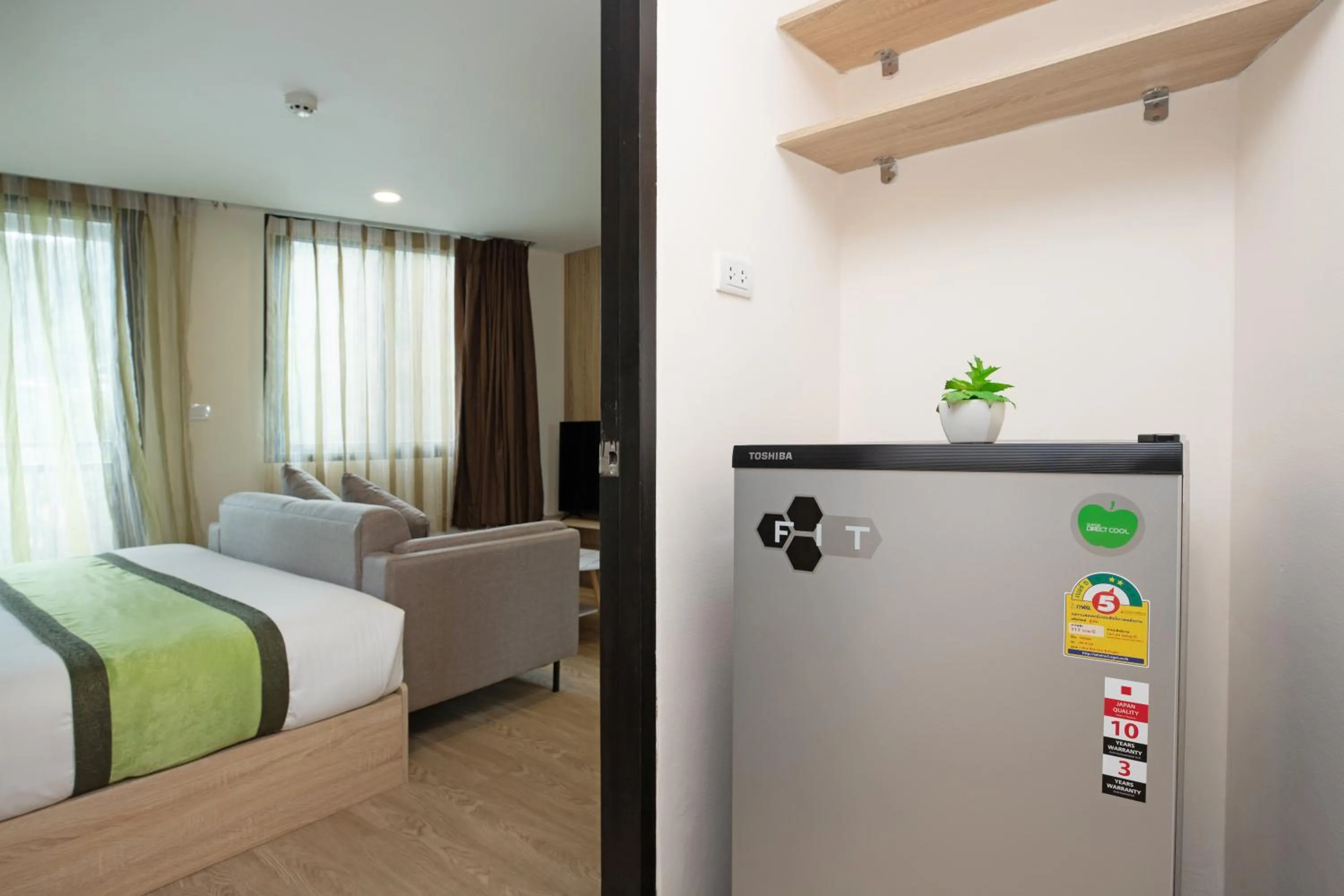 Bed in iCheck inn Darisa Patong