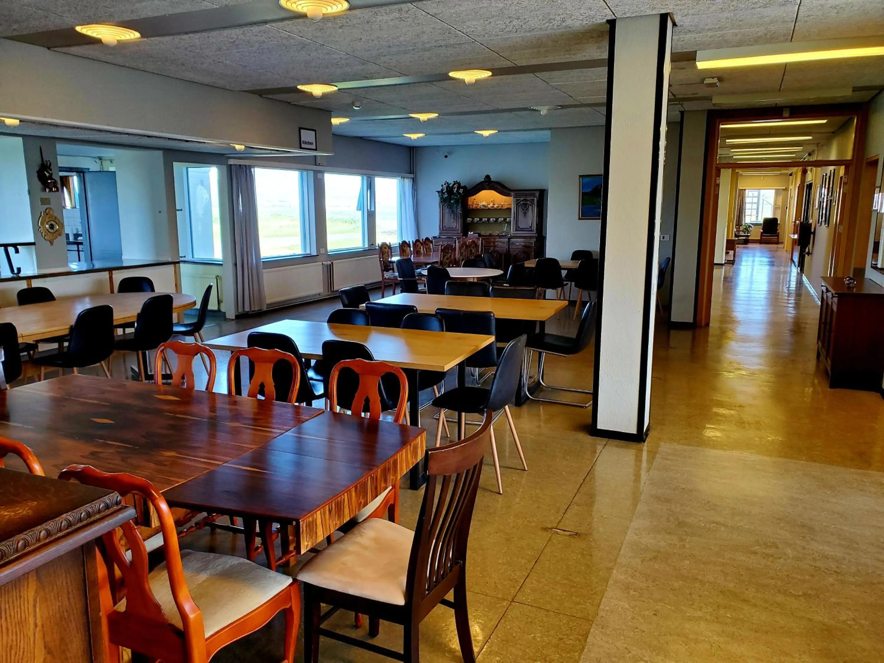Dining area in Víðines Guesthouse