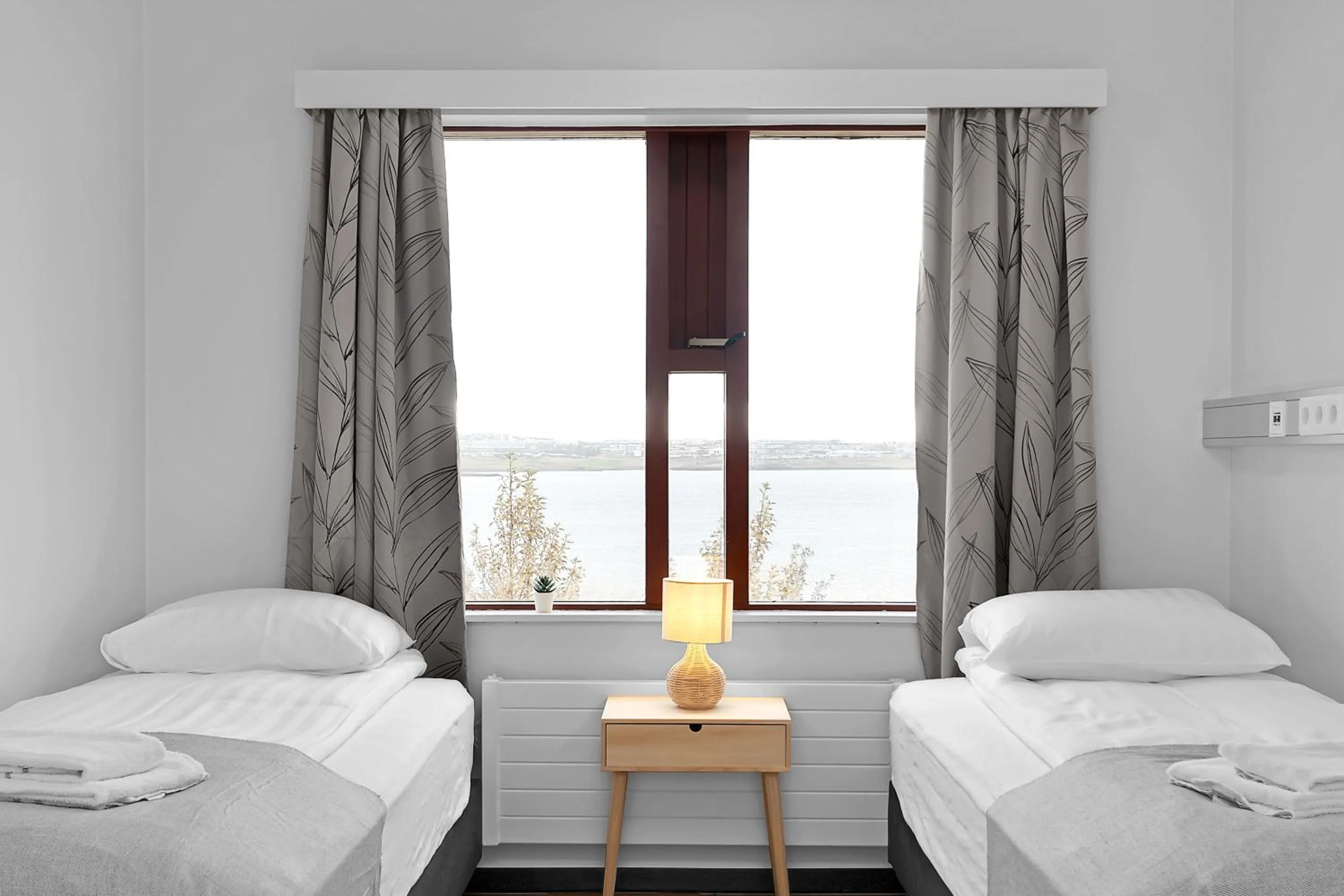 Bed in Víðines Guesthouse