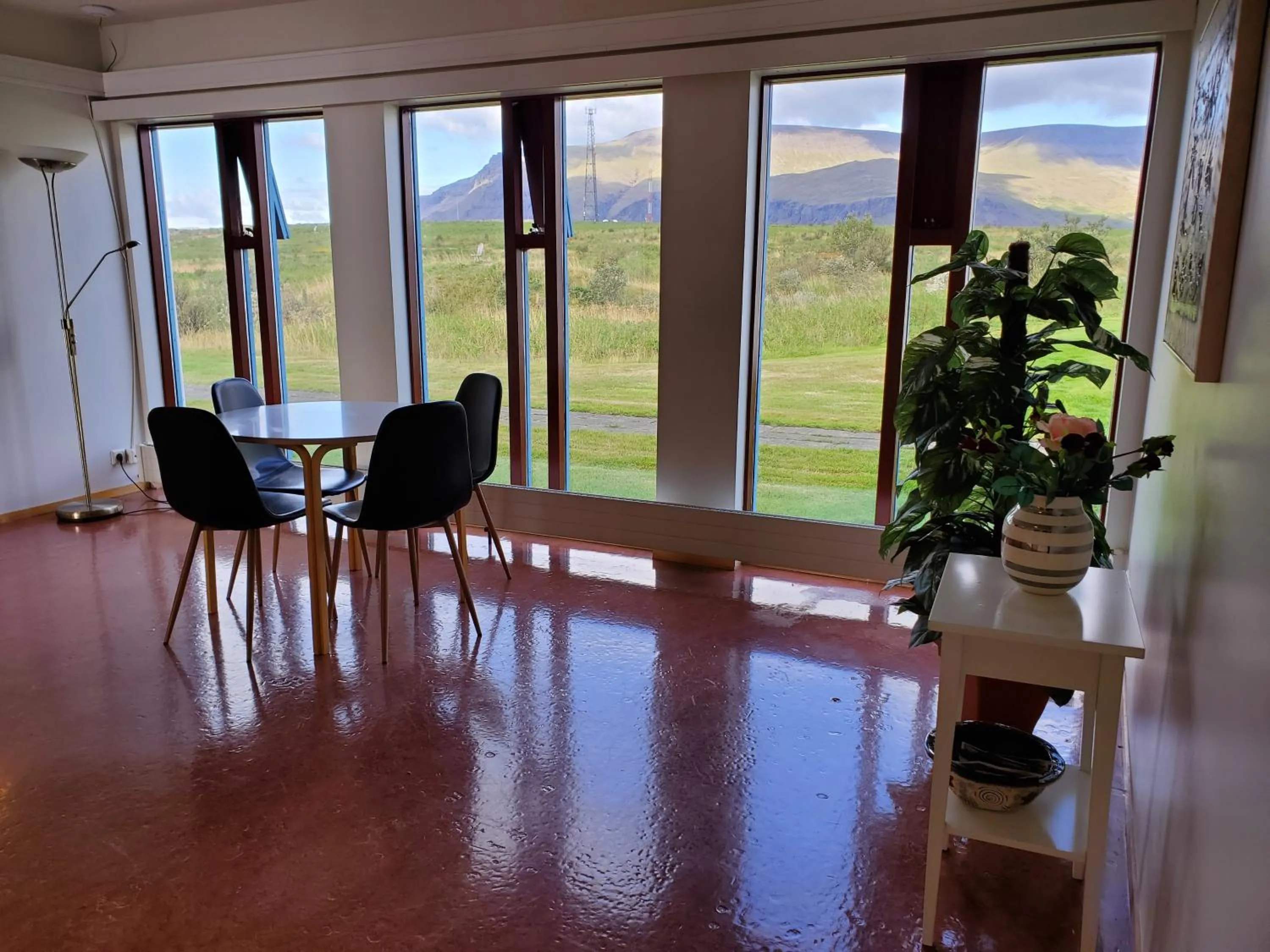 Natural landscape in Víðines Guesthouse