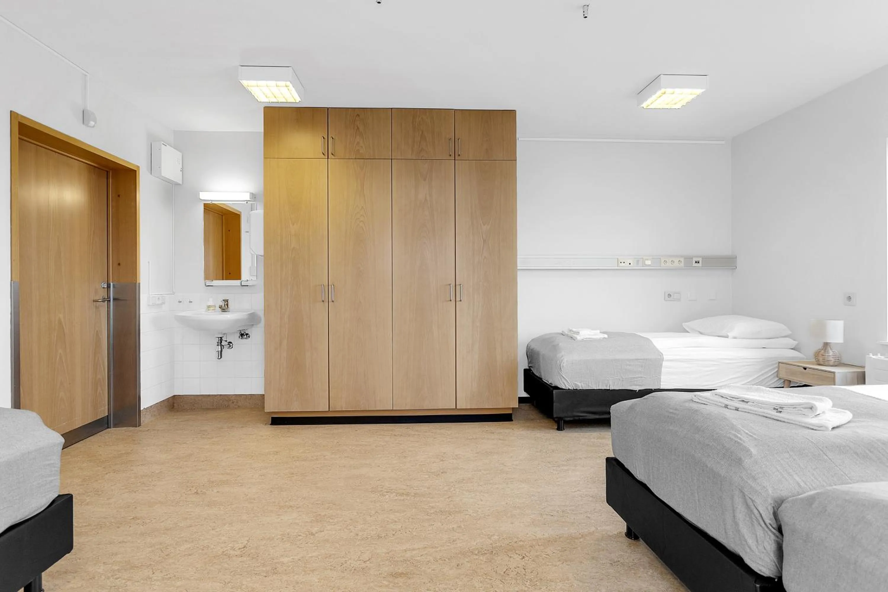 Bed in Víðines Guesthouse