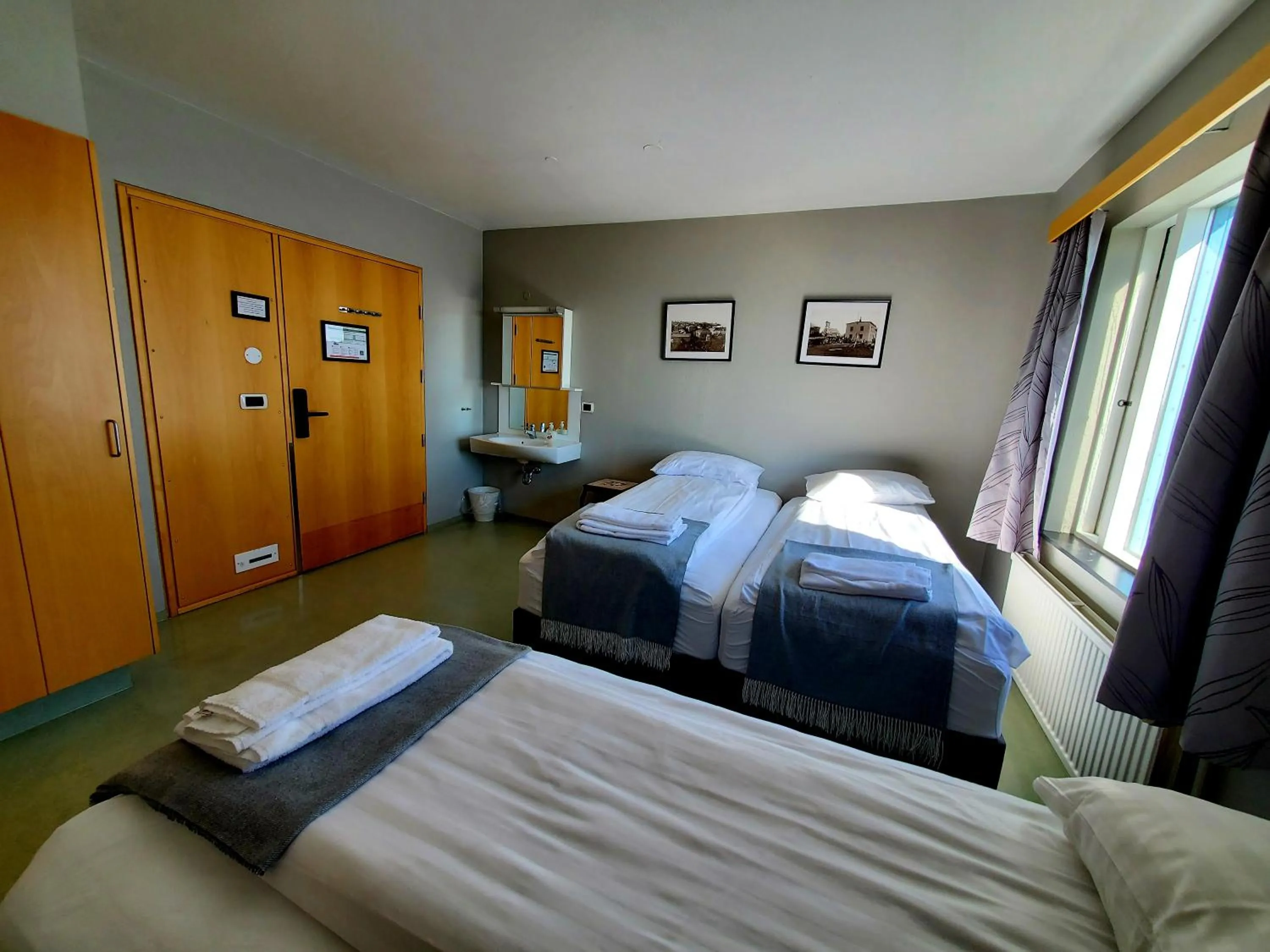 Bed in Víðines Guesthouse