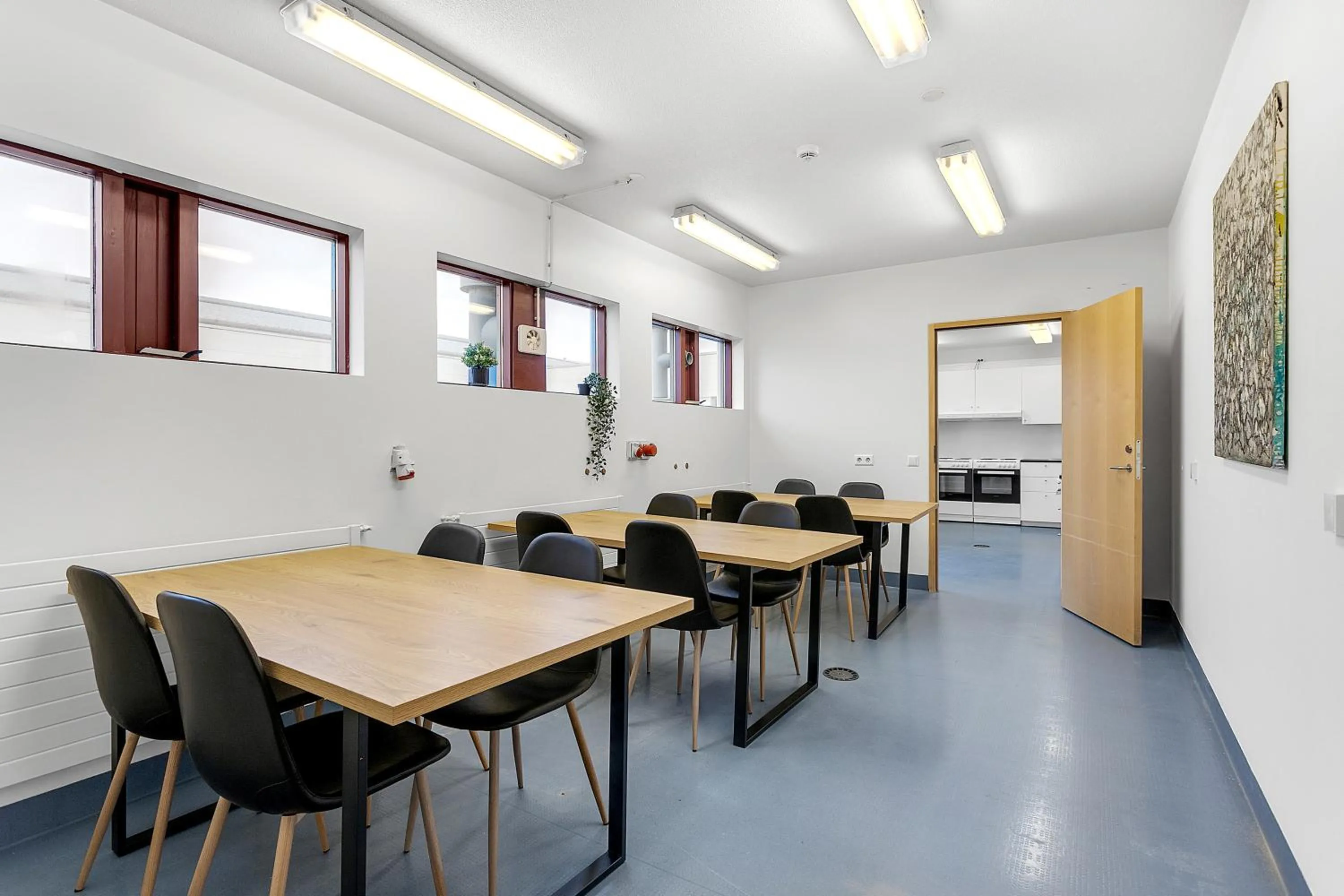 Seating area in Víðines Guesthouse