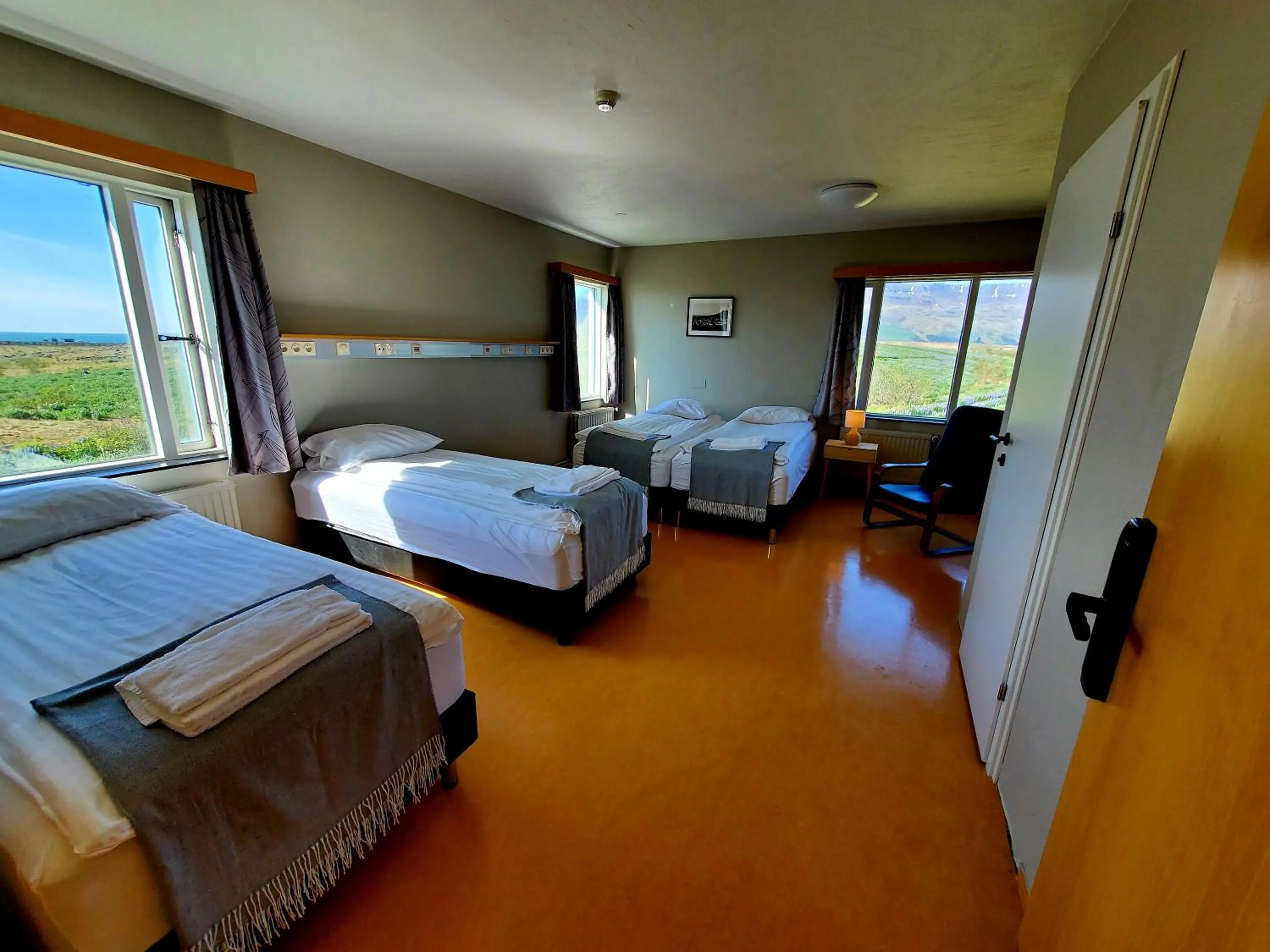 Bed in Víðines Guesthouse