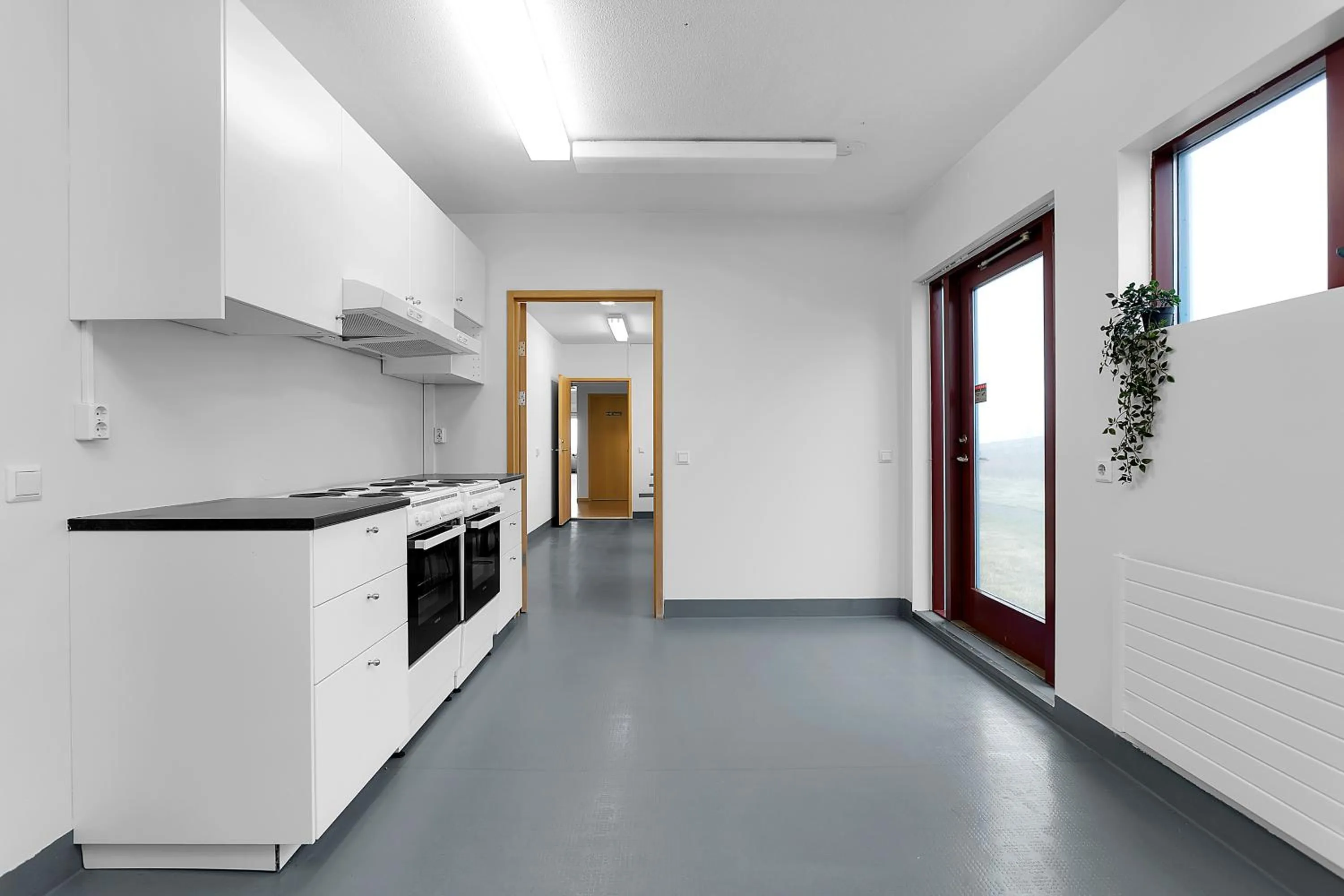 Kitchen or kitchenette in Víðines Guesthouse