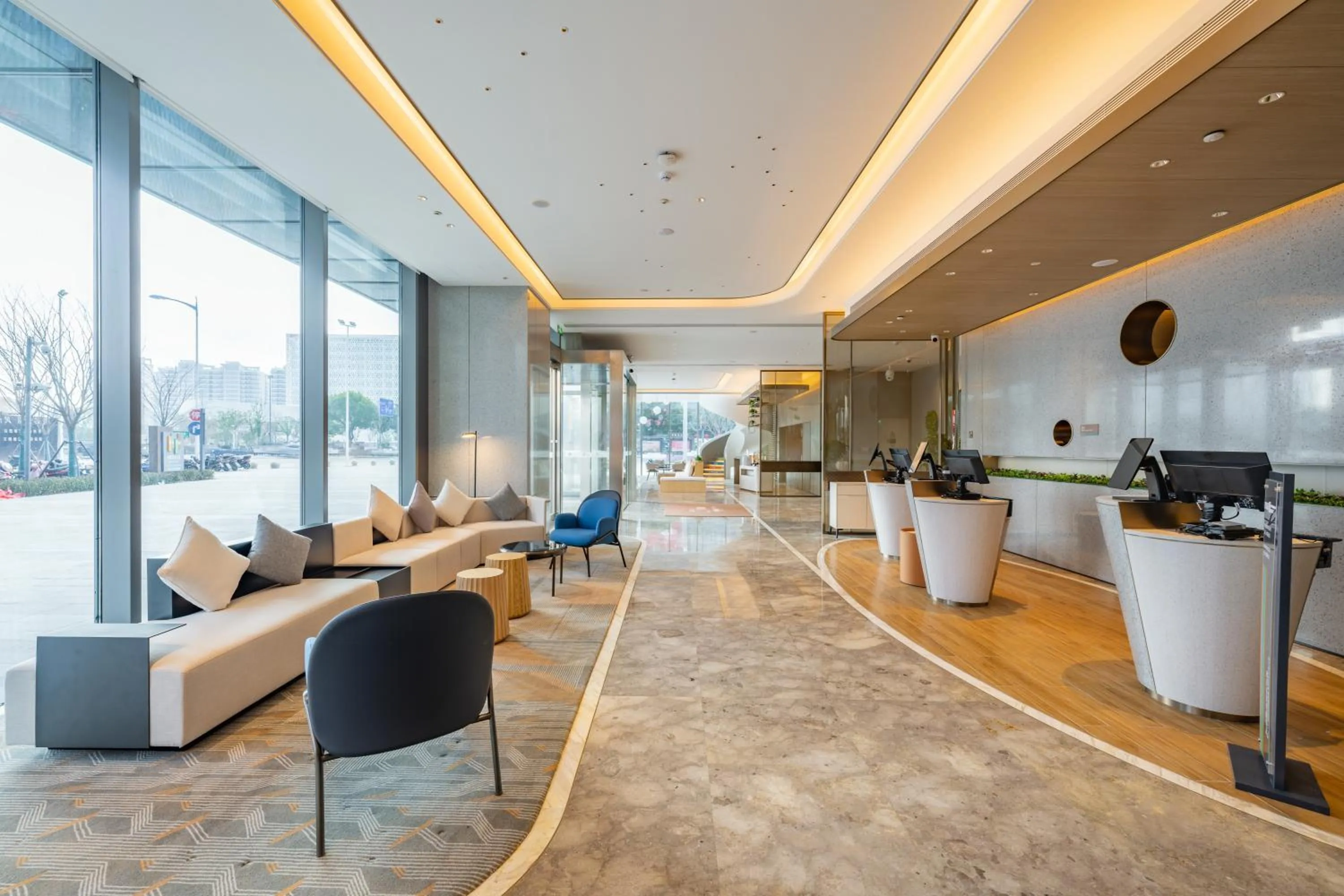 Lobby or reception in EVEN Suzhou Grand Canal by IHG