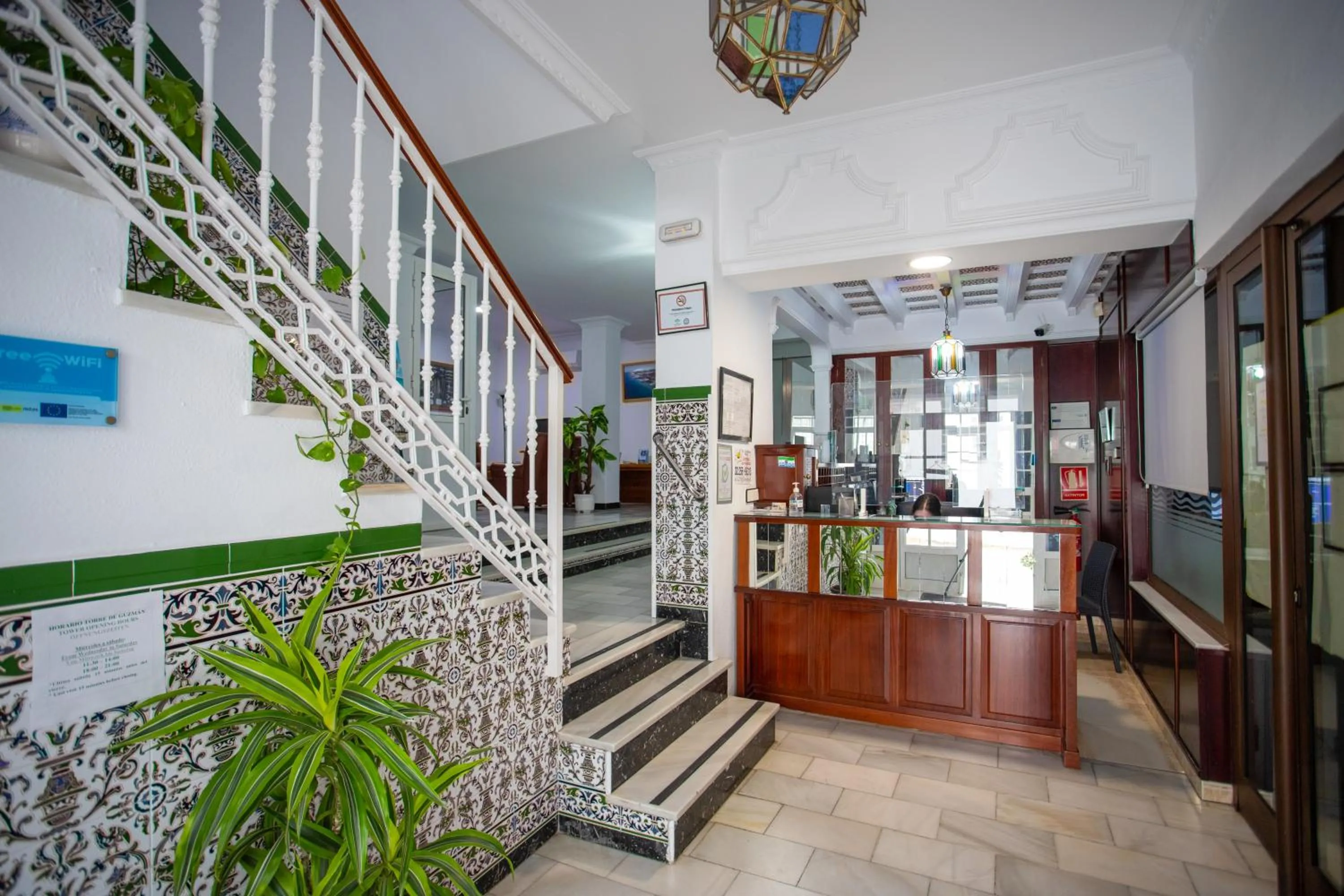 Lobby or reception in Hotel Oasis