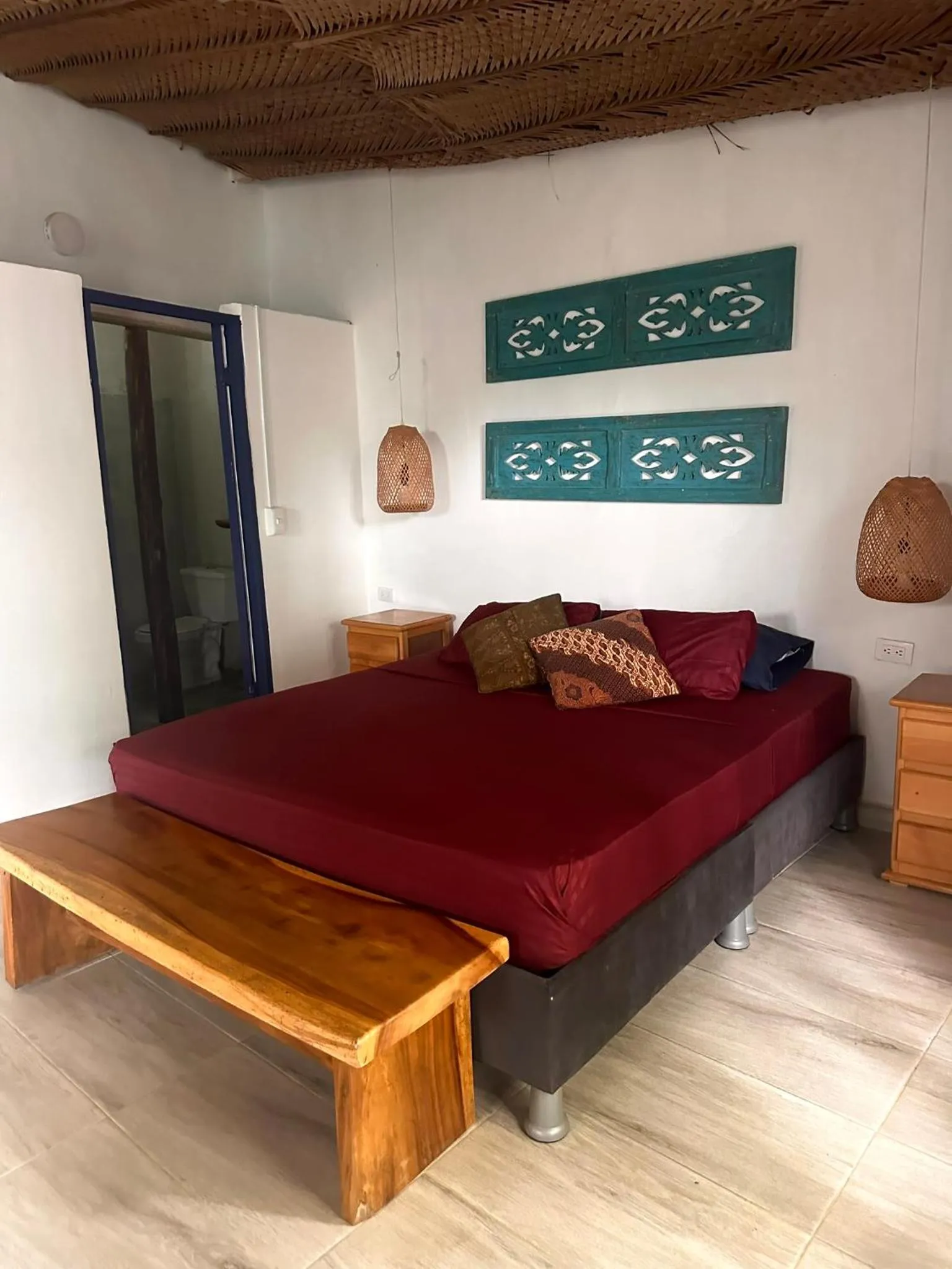 Bed in HOTEL RENASCI PALOMINO