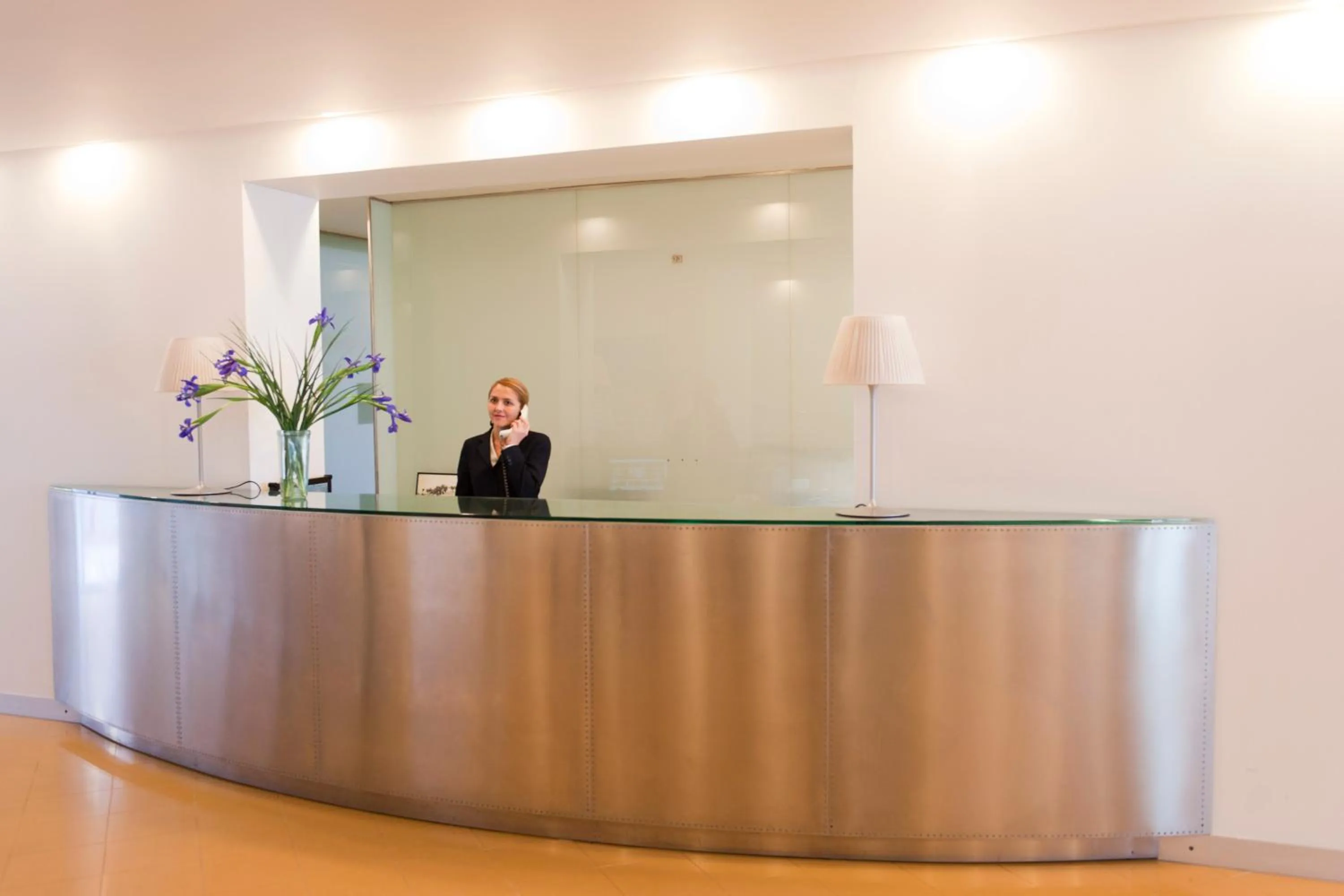 Lobby or reception in Hotel El Palmeral