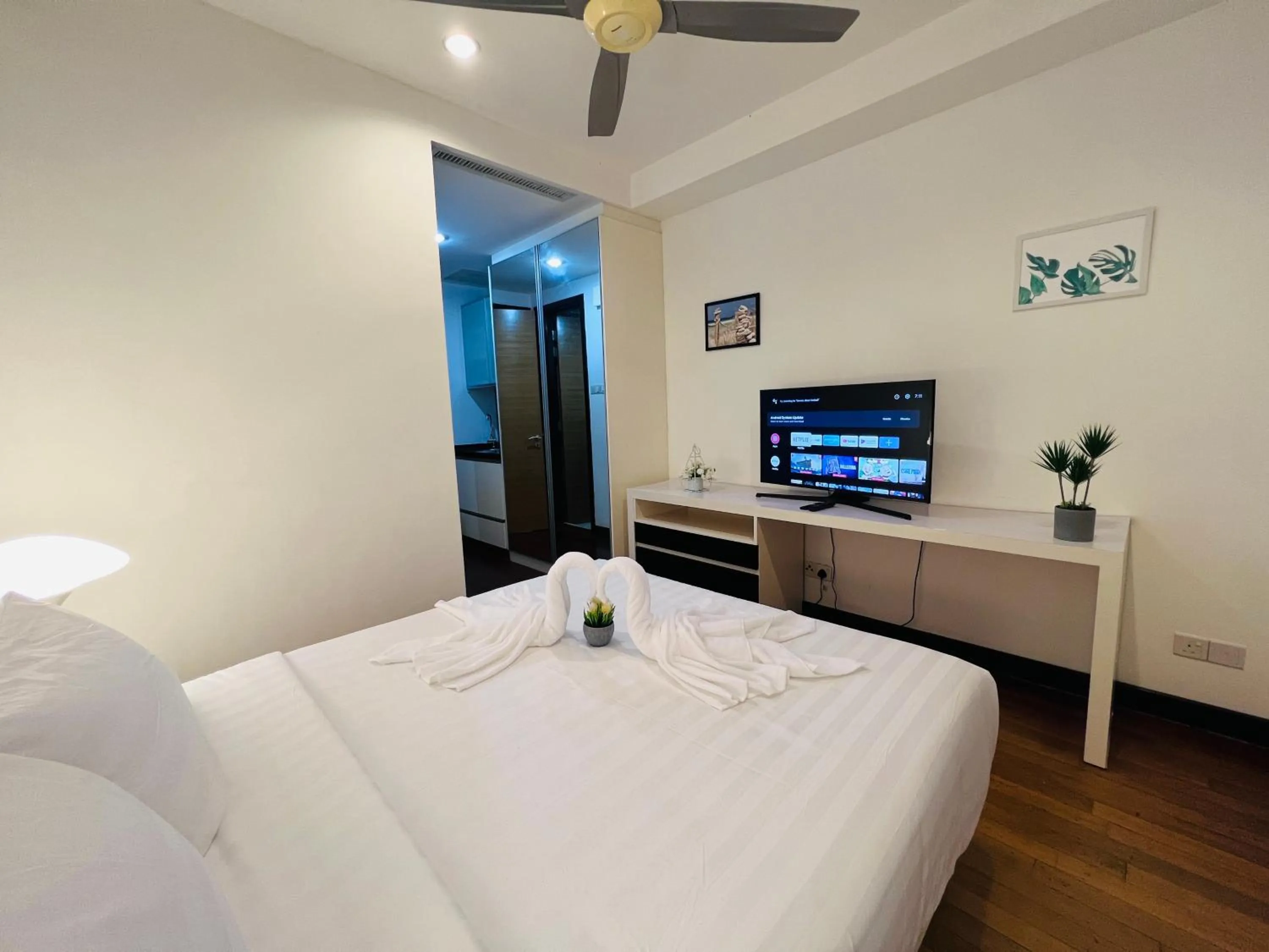 Bedroom, Bed in CozyHome Suites @ Casa Residency