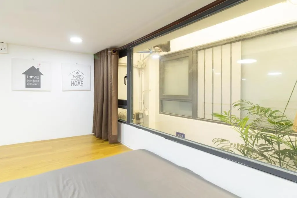 Bedroom in Language Exchange Hotel 3