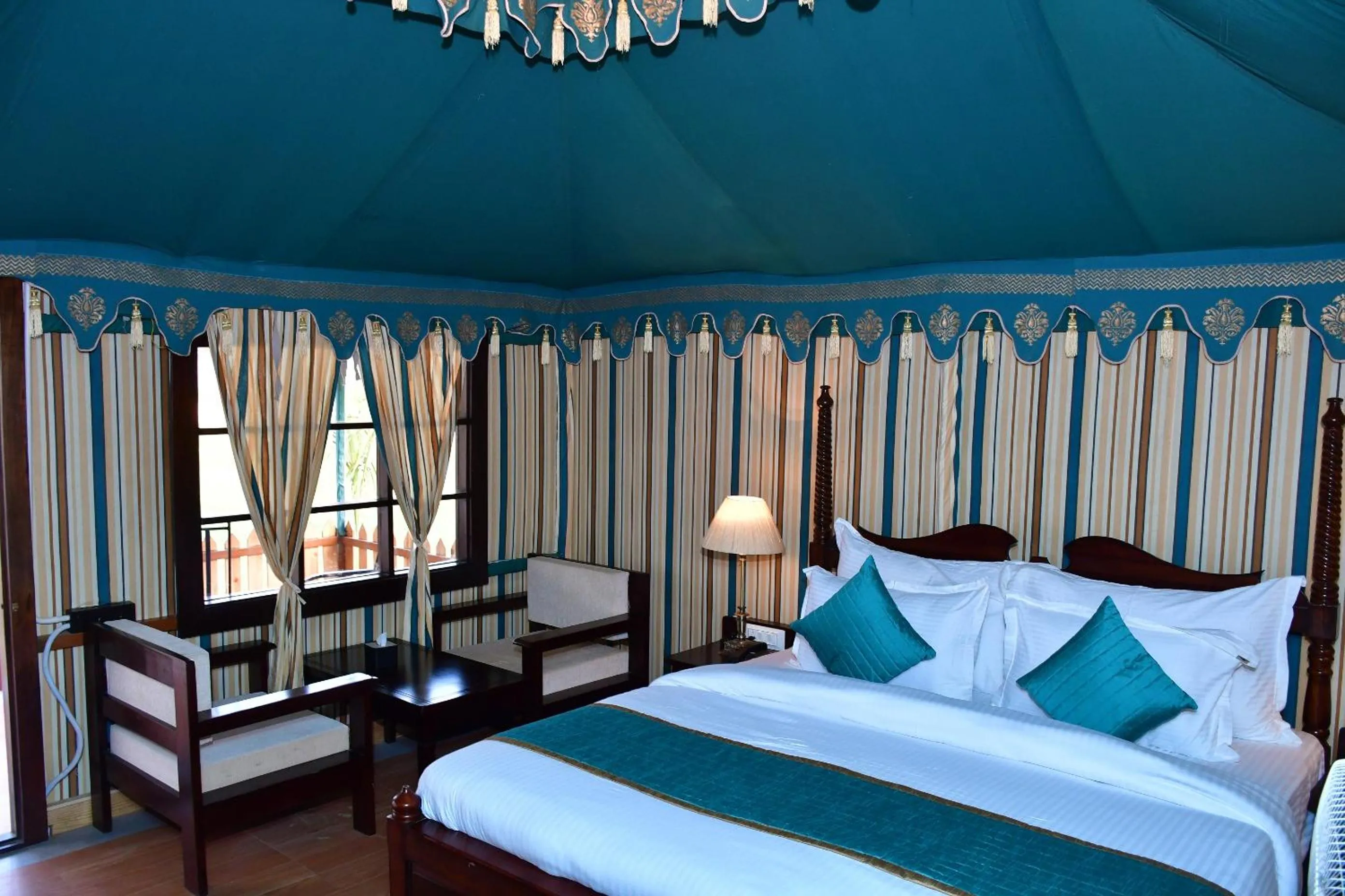 Bed in Ananda Resort