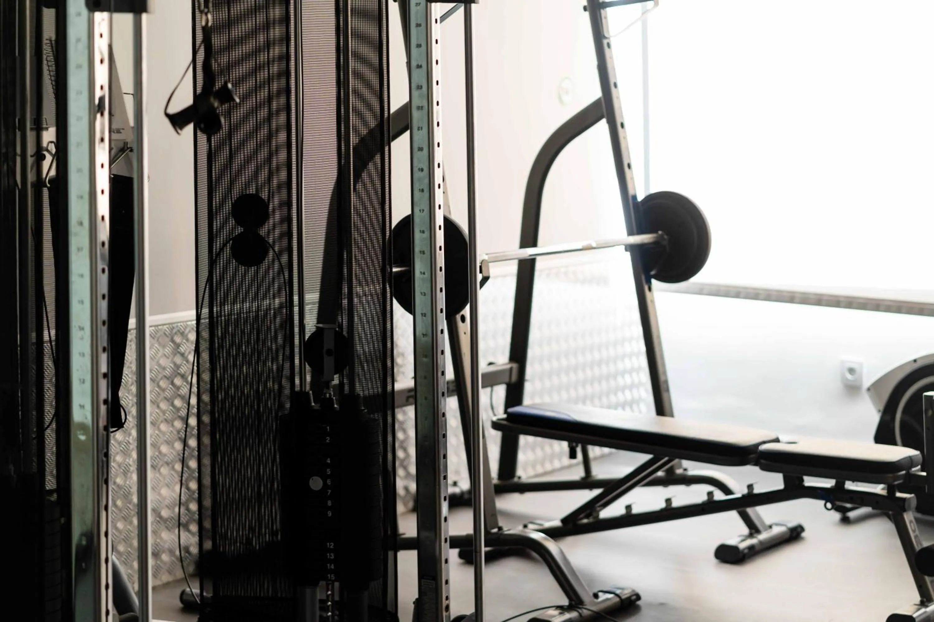 Fitness centre/facilities in Hotel Planas