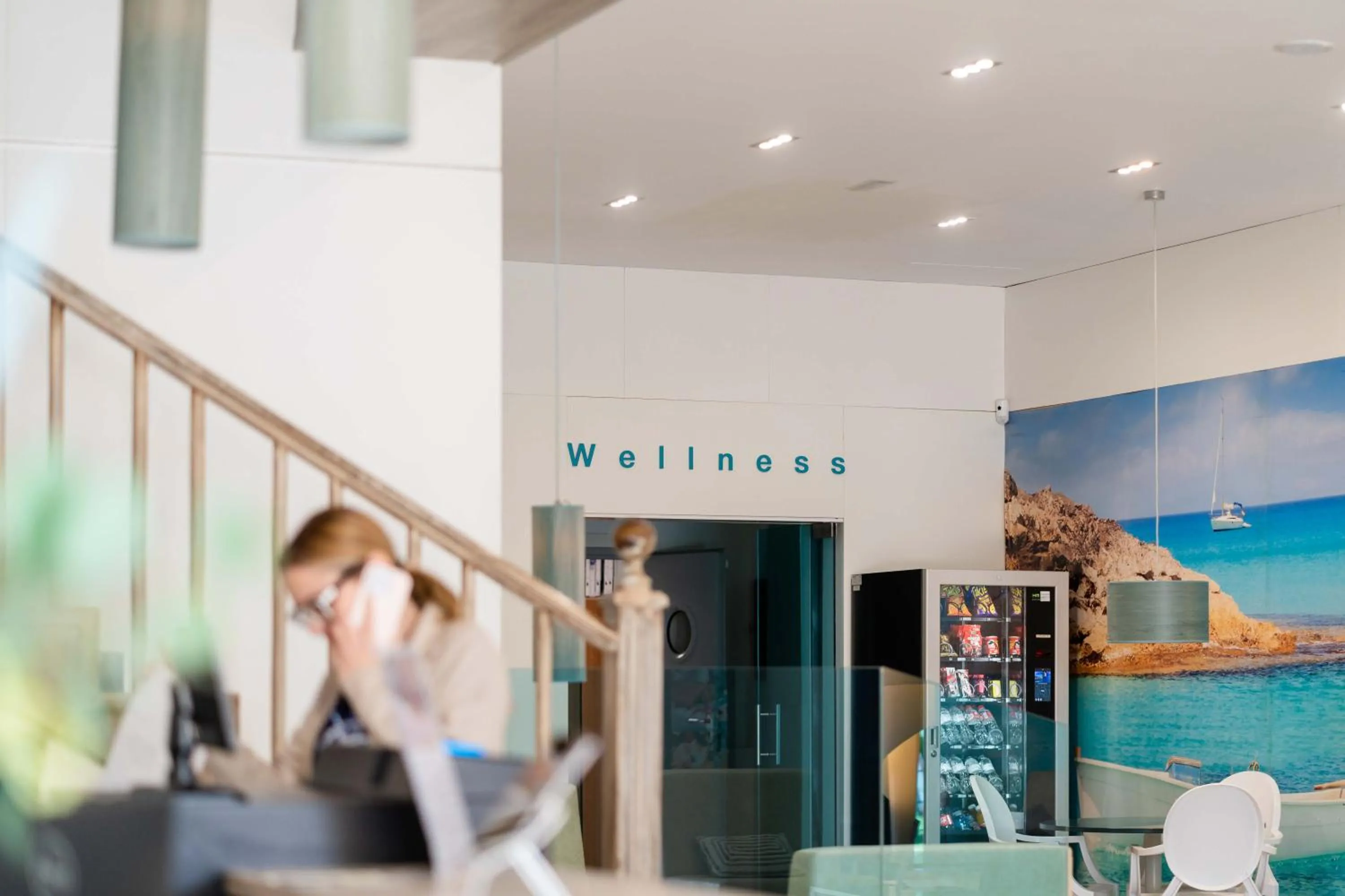 Lobby or reception in Hotel Planas