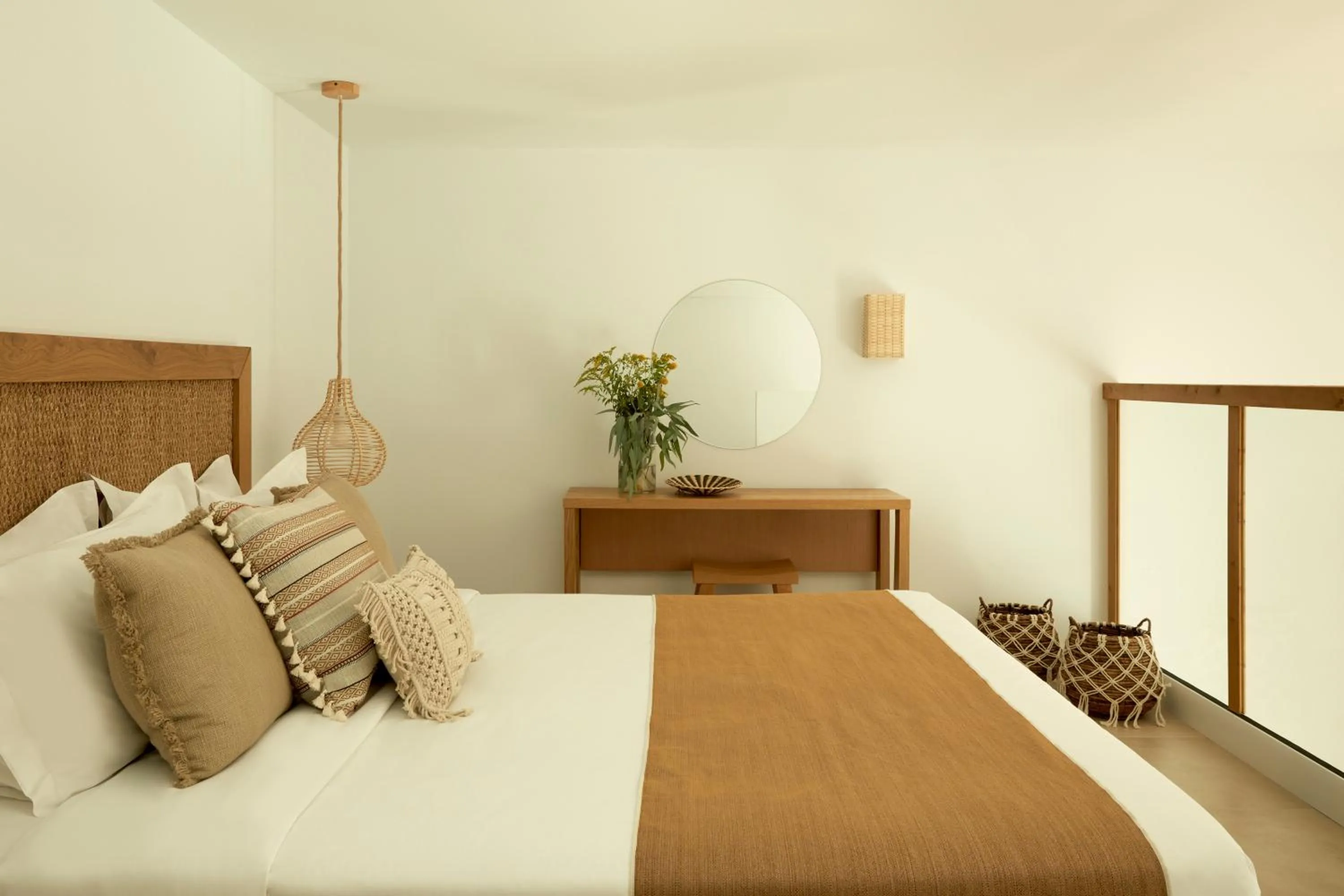 Bed in Absolute Kiotari Resort